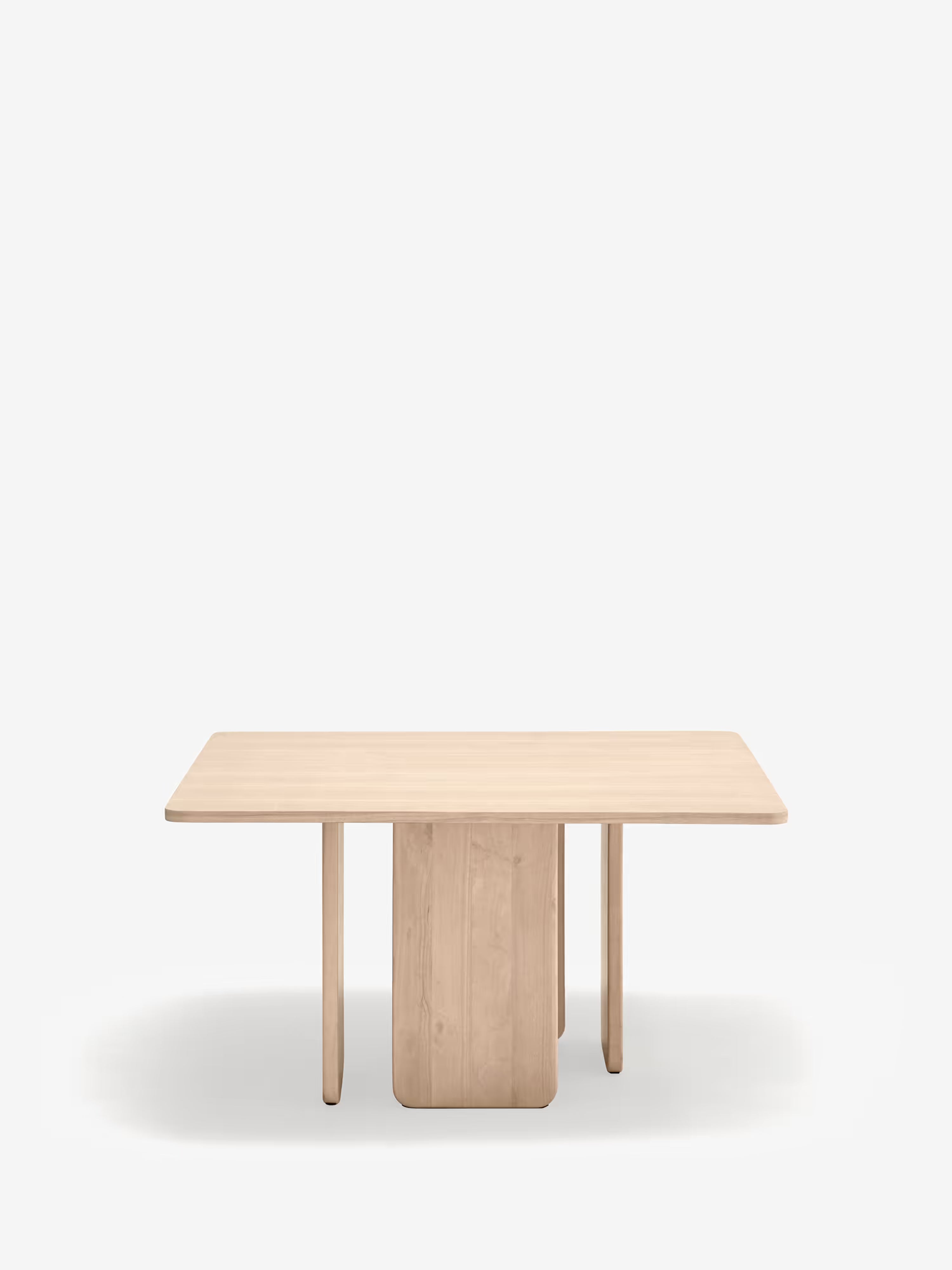 ARQ Tavolo da pranzo quadrato in frassino naturale o nero 137 cm