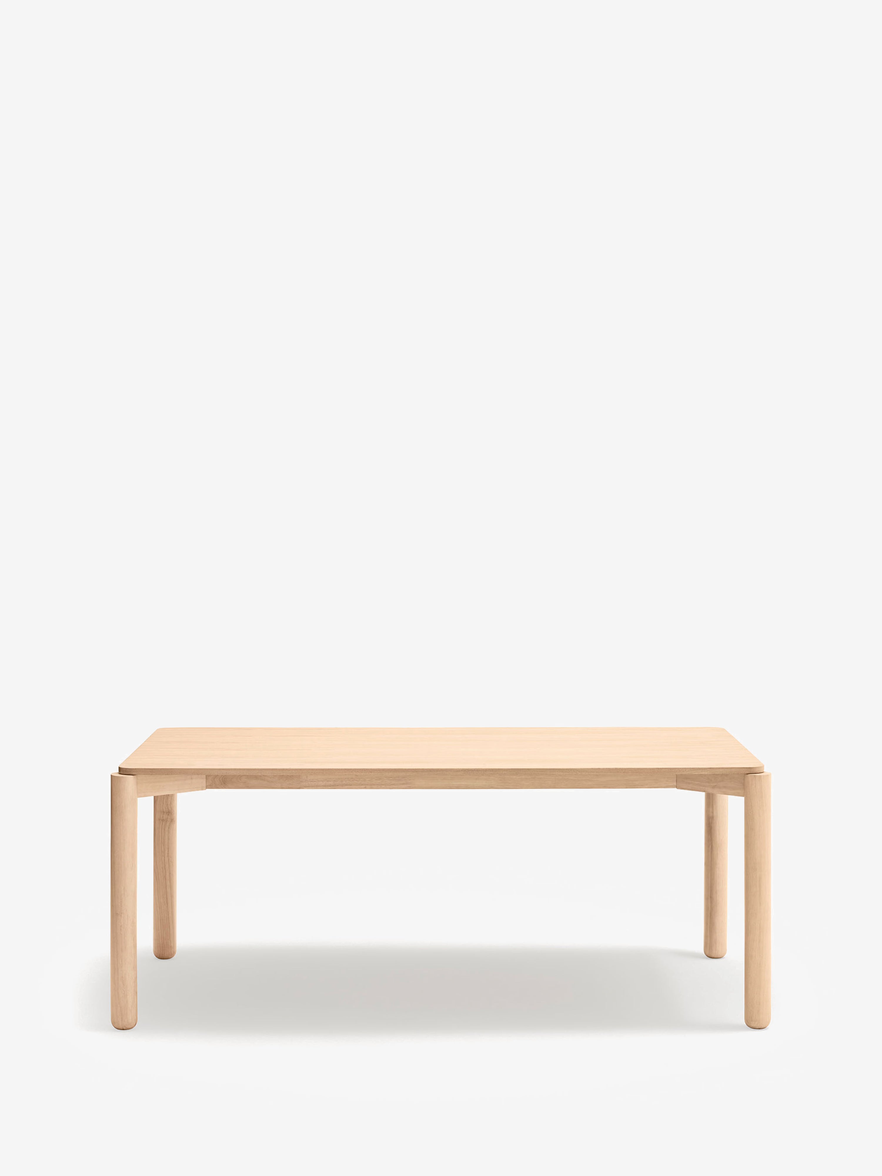 Atlas tavolo rettangolare in massello e frassino naturale - design moderno 180 x 100 cm
