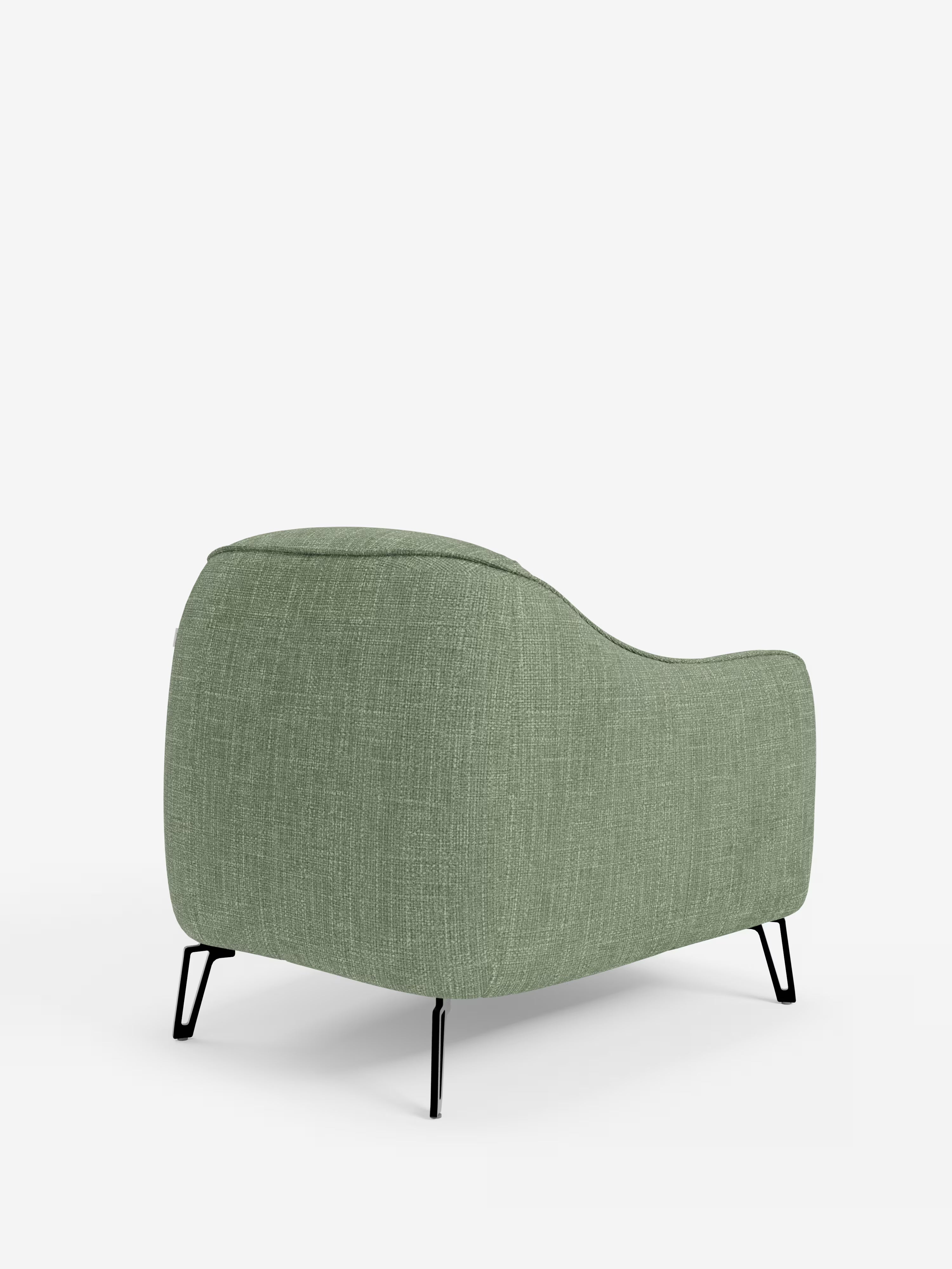 Avela poltroncina moderna dal comfort avvolgente in tessuto impermeabile