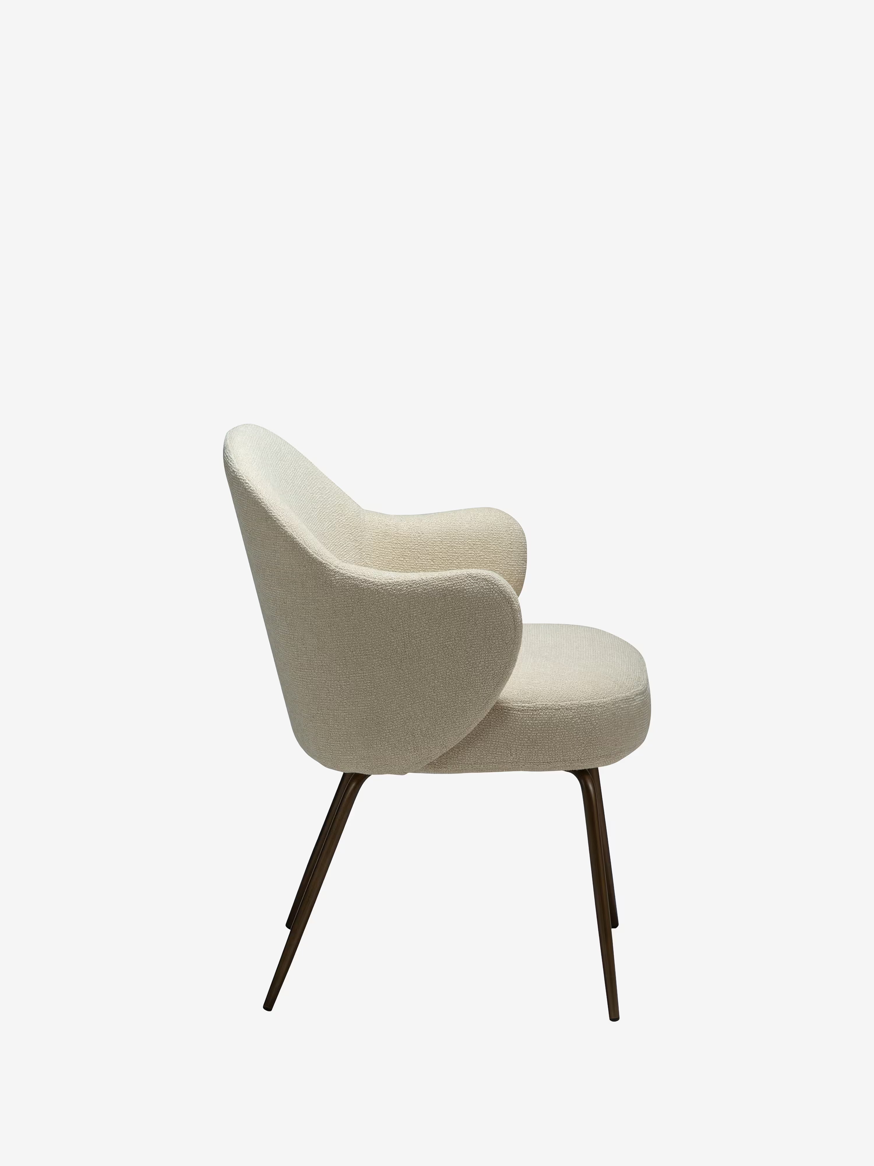 Bae Chaise en bouclé à ressorts ensachés – Élégance douce, confort supérieur