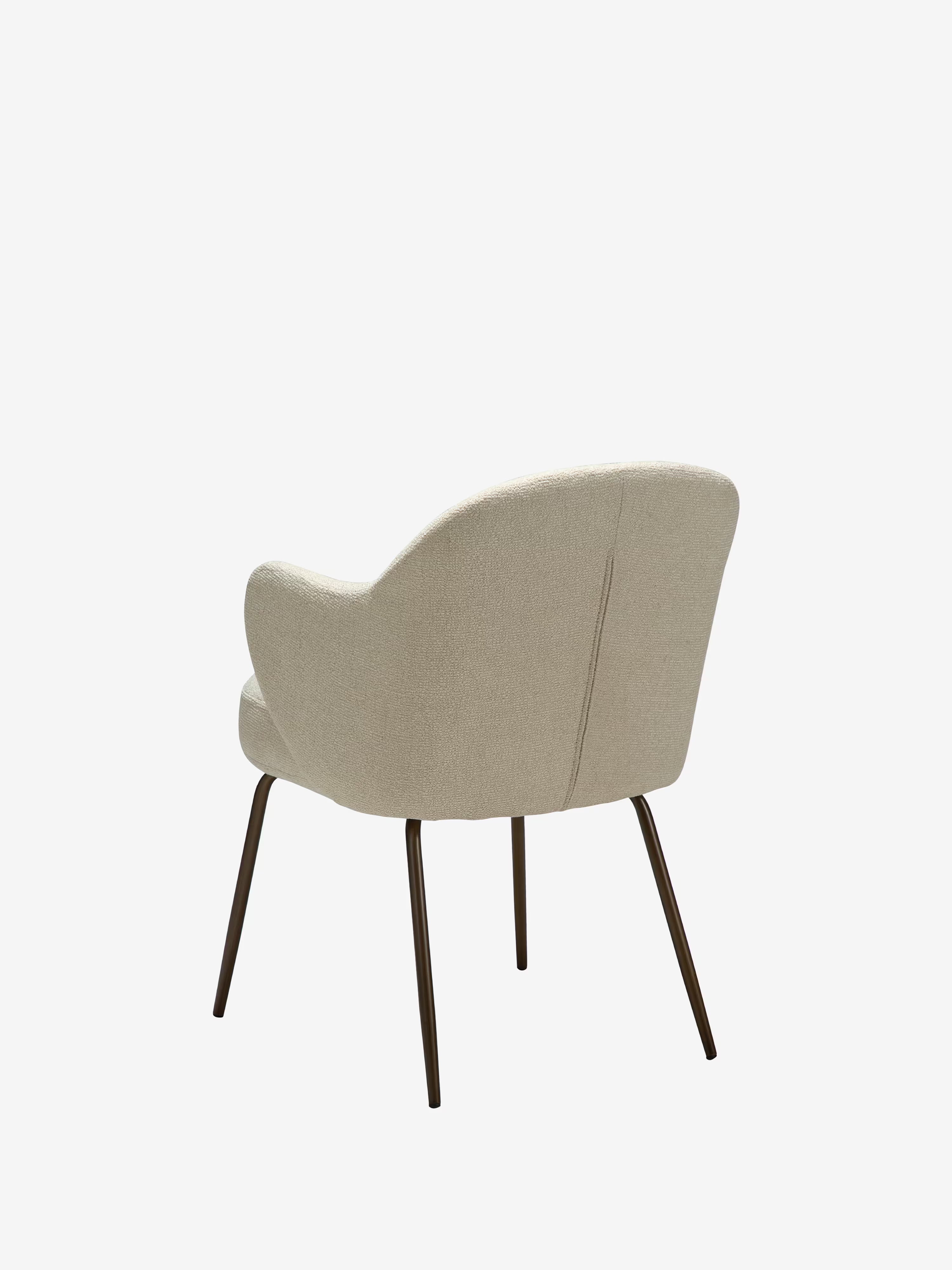 Bae Chaise en bouclé à ressorts ensachés – Élégance douce, confort supérieur