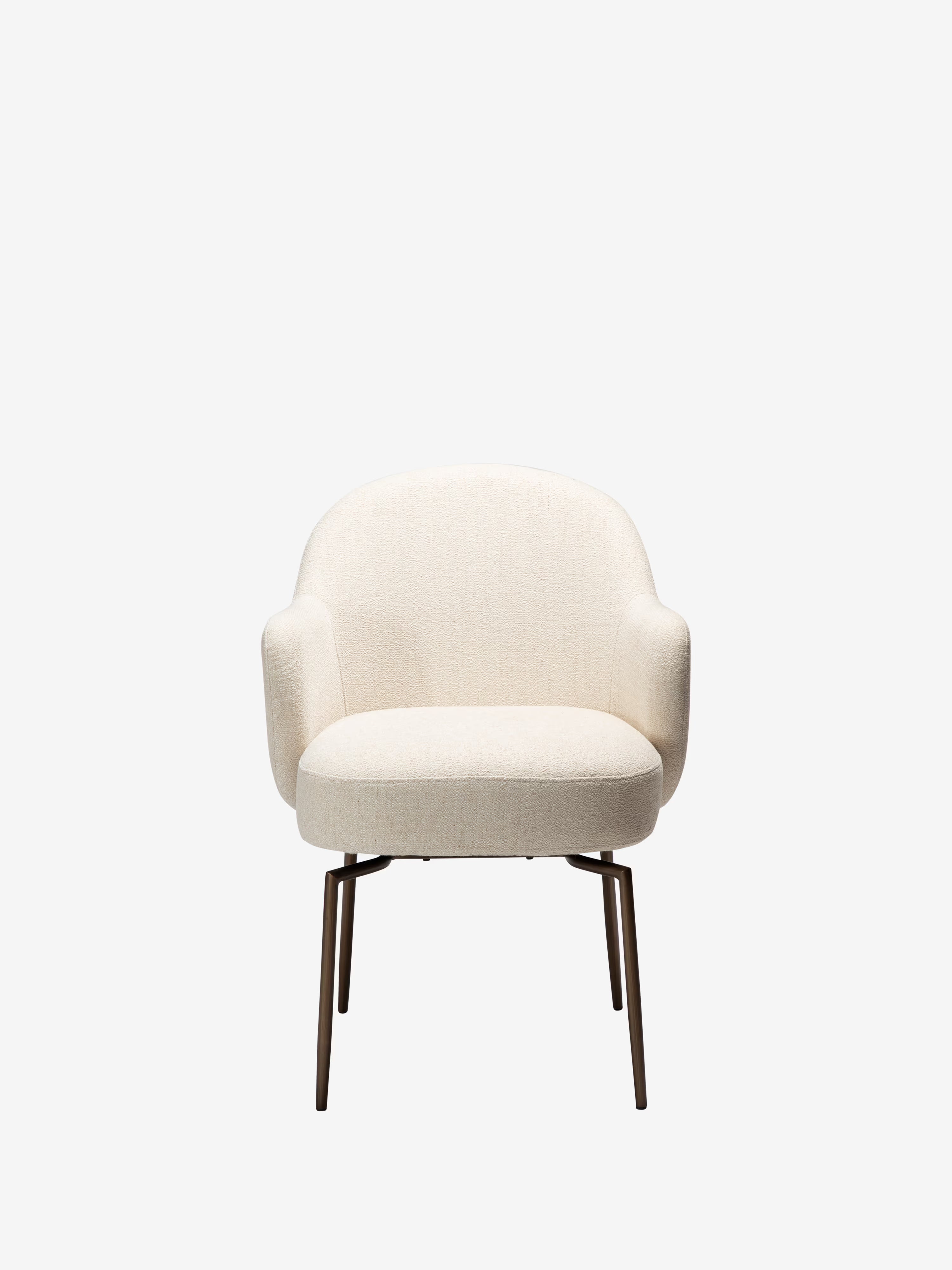 Bae Chaise pivotante en bouclé – Confort supérieur avec base à retour automatique