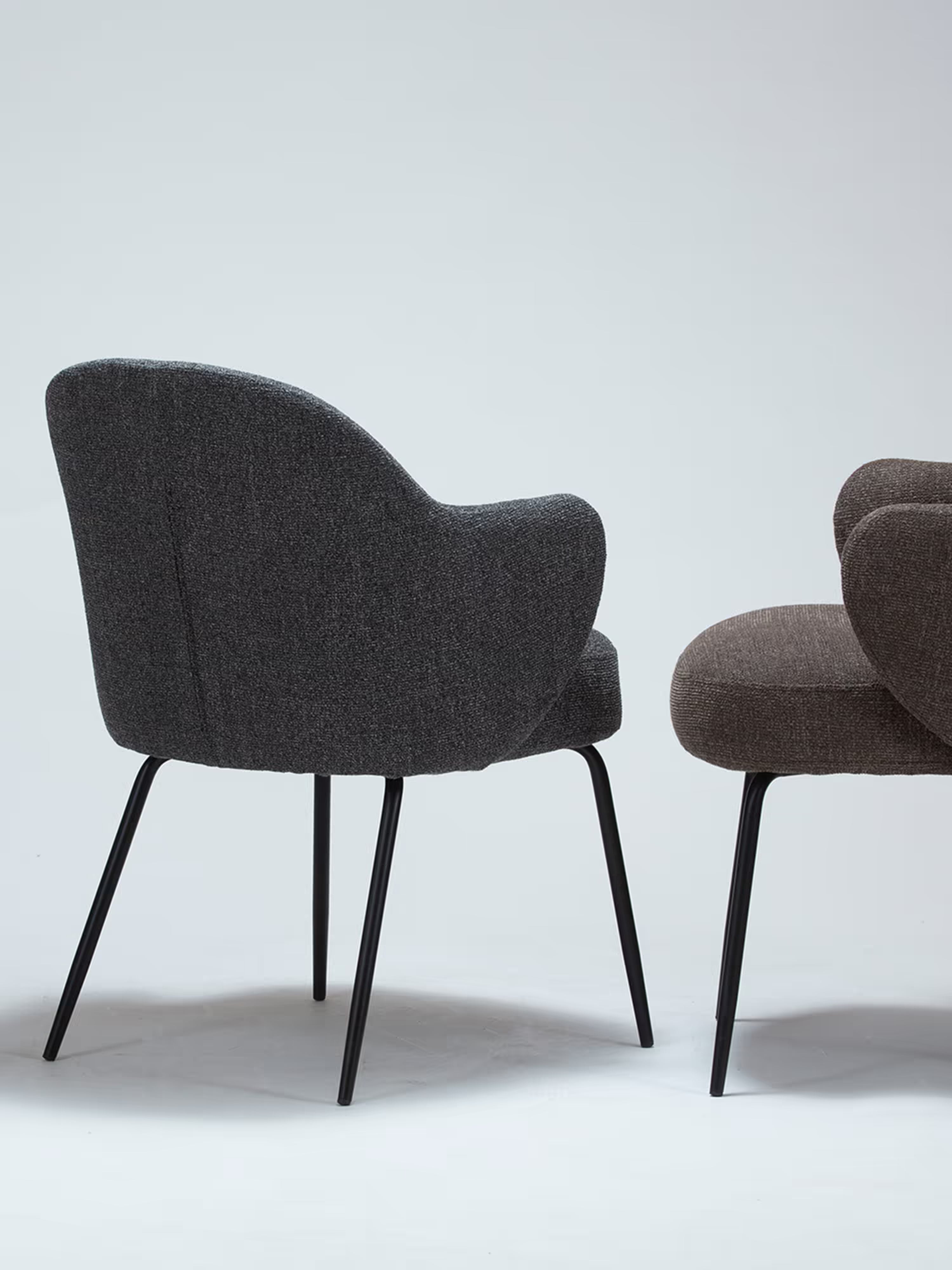 Bae Chaise en bouclé à ressorts ensachés – Élégance douce, confort supérieur