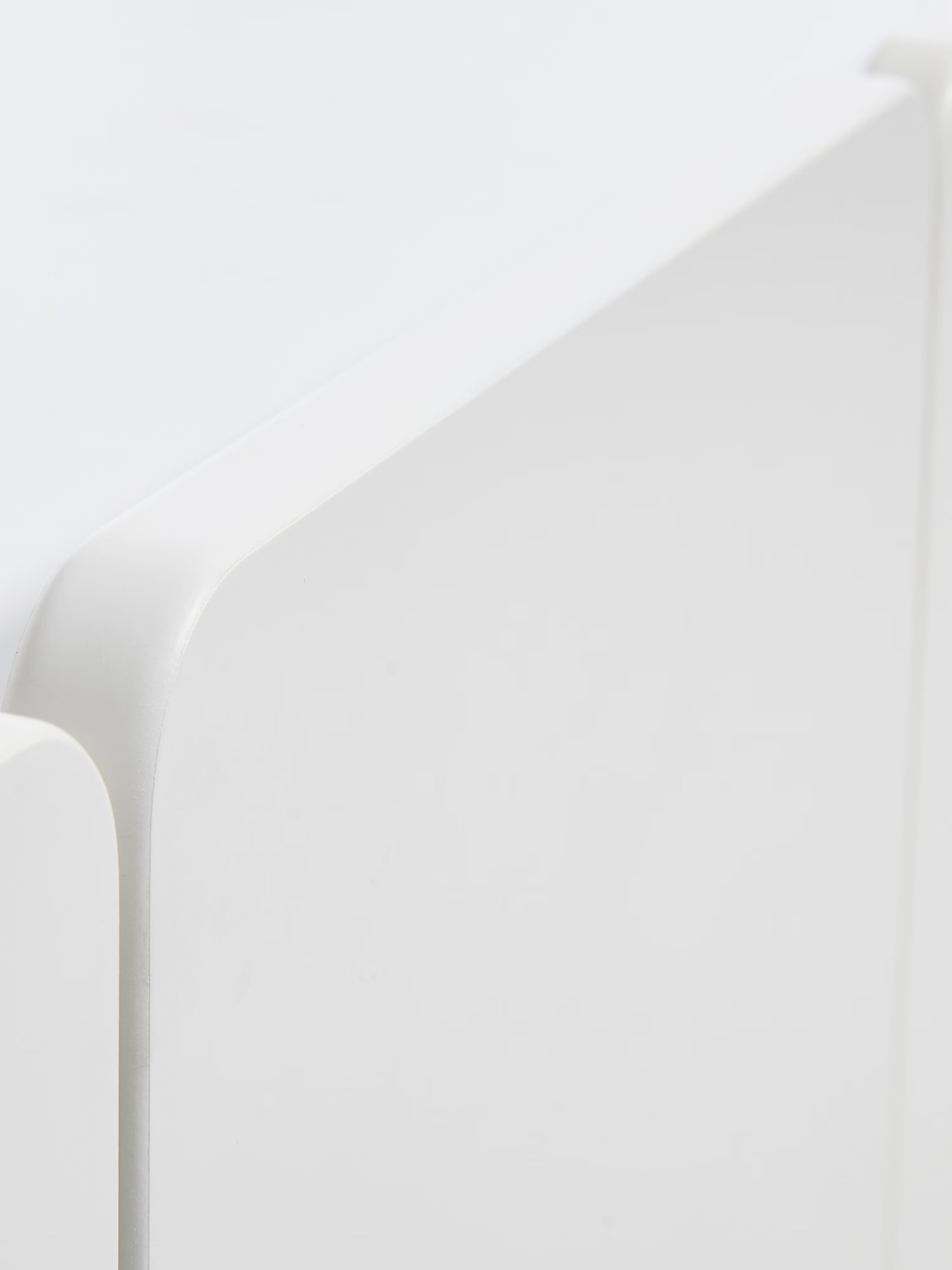 Bera white sideboard with metal legs – modern 4-door cabinet 160 x 70 cm