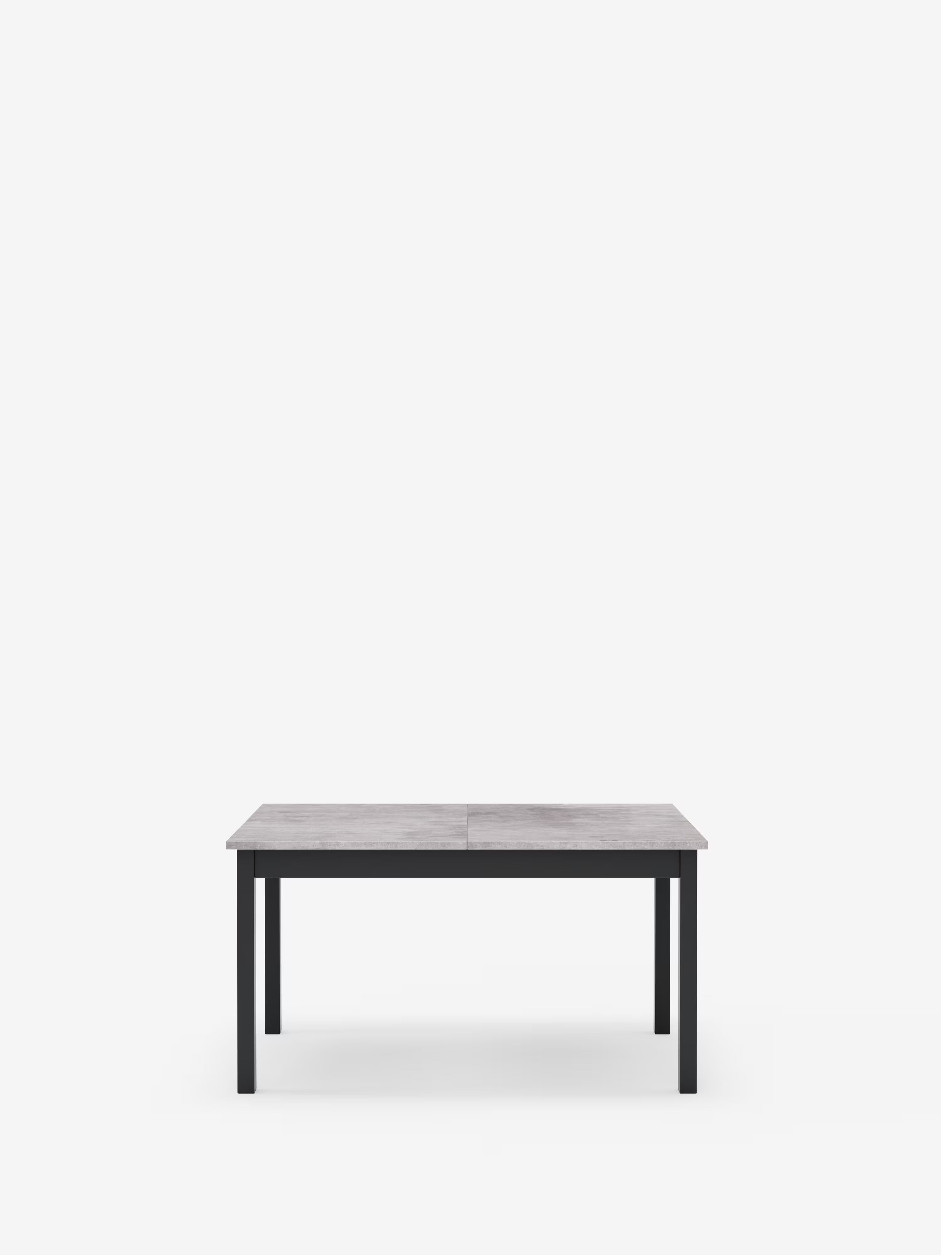 Caio Tavolo allungabile in melaminico effetto cemento – 140 (220) x 90 cm