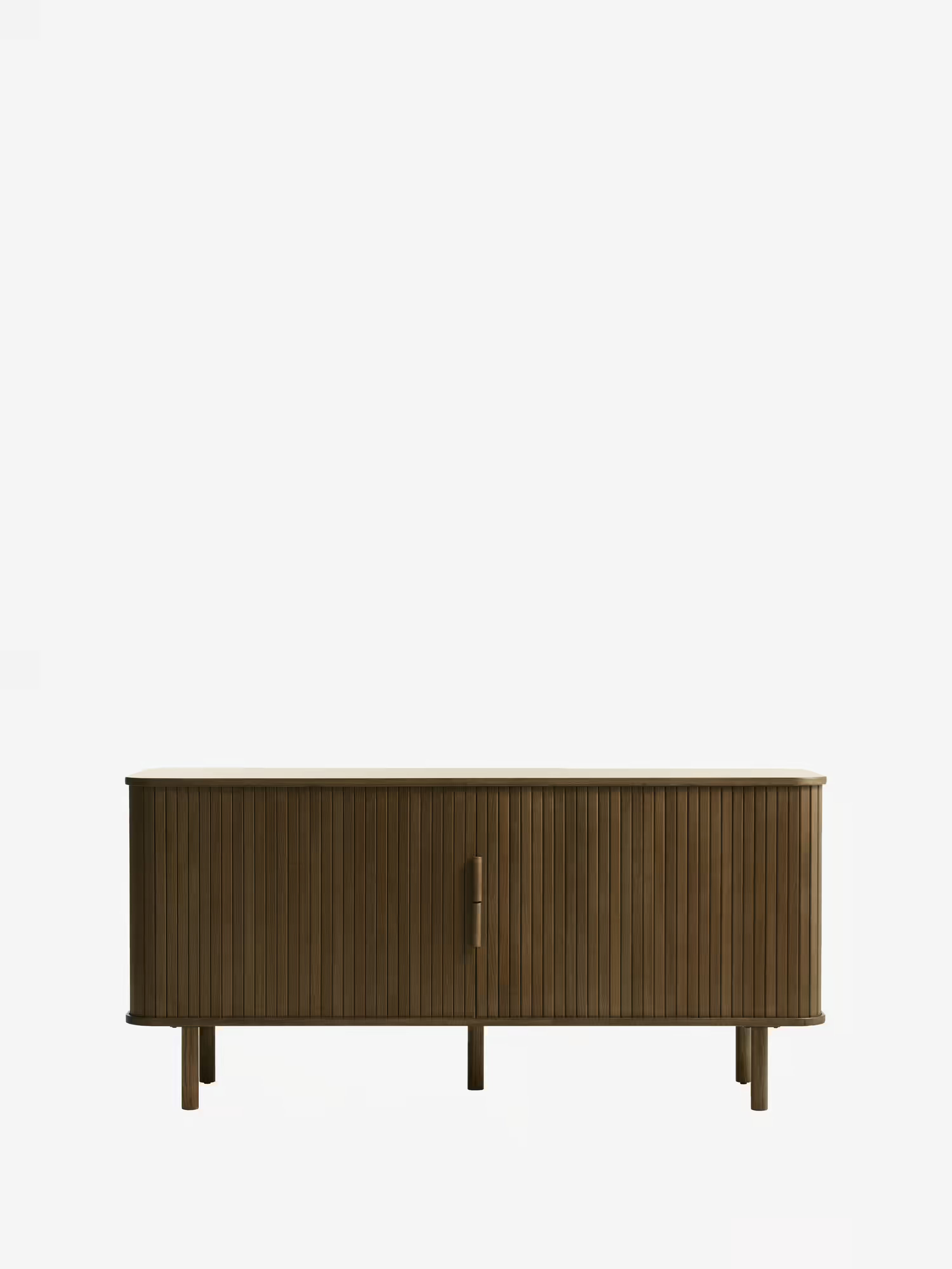 Cavo aparador de roble marrón ahumado - aparador de estilo escandinavo 160 x 70 cm