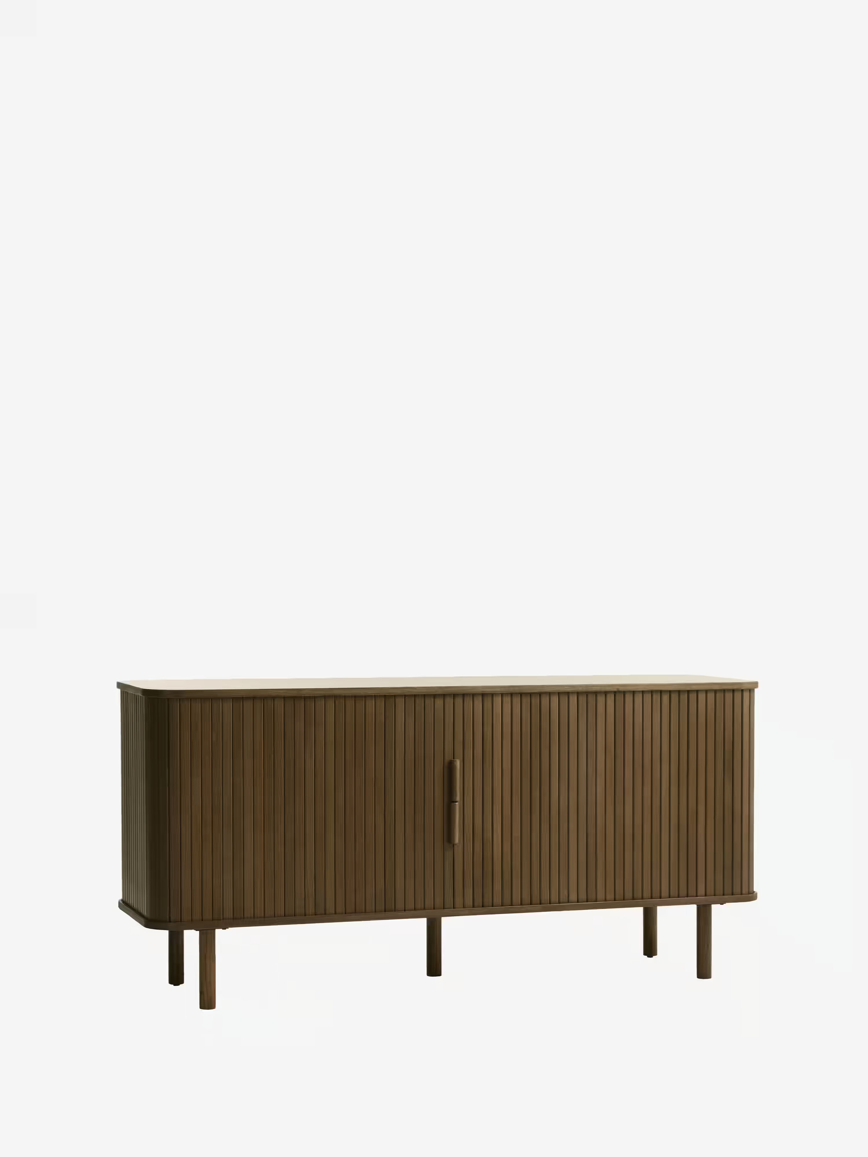 Cavo aparador de roble marrón ahumado - aparador de estilo escandinavo 160 x 70 cm