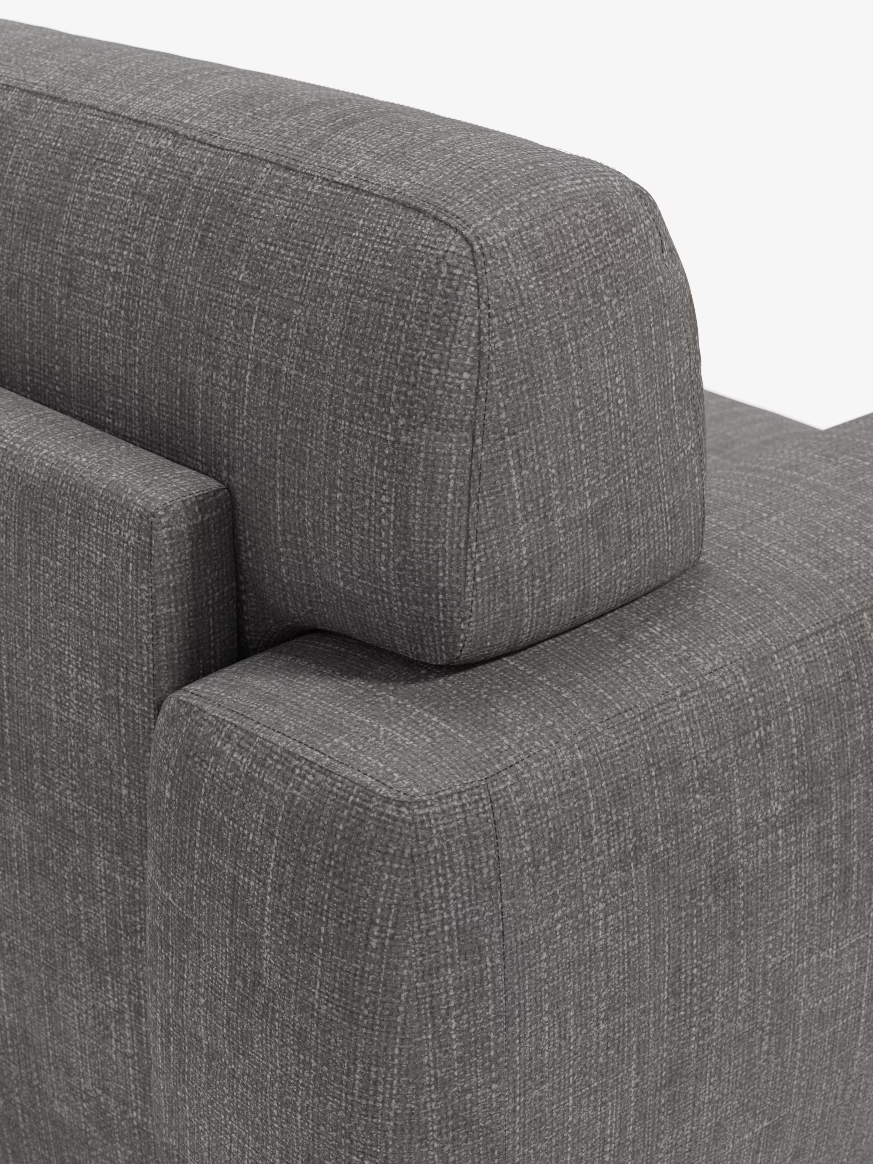 Cloud Divano letto moderno con materasso alto 17 cm - 2 posti e 3 posti in tessuto impermeabile
