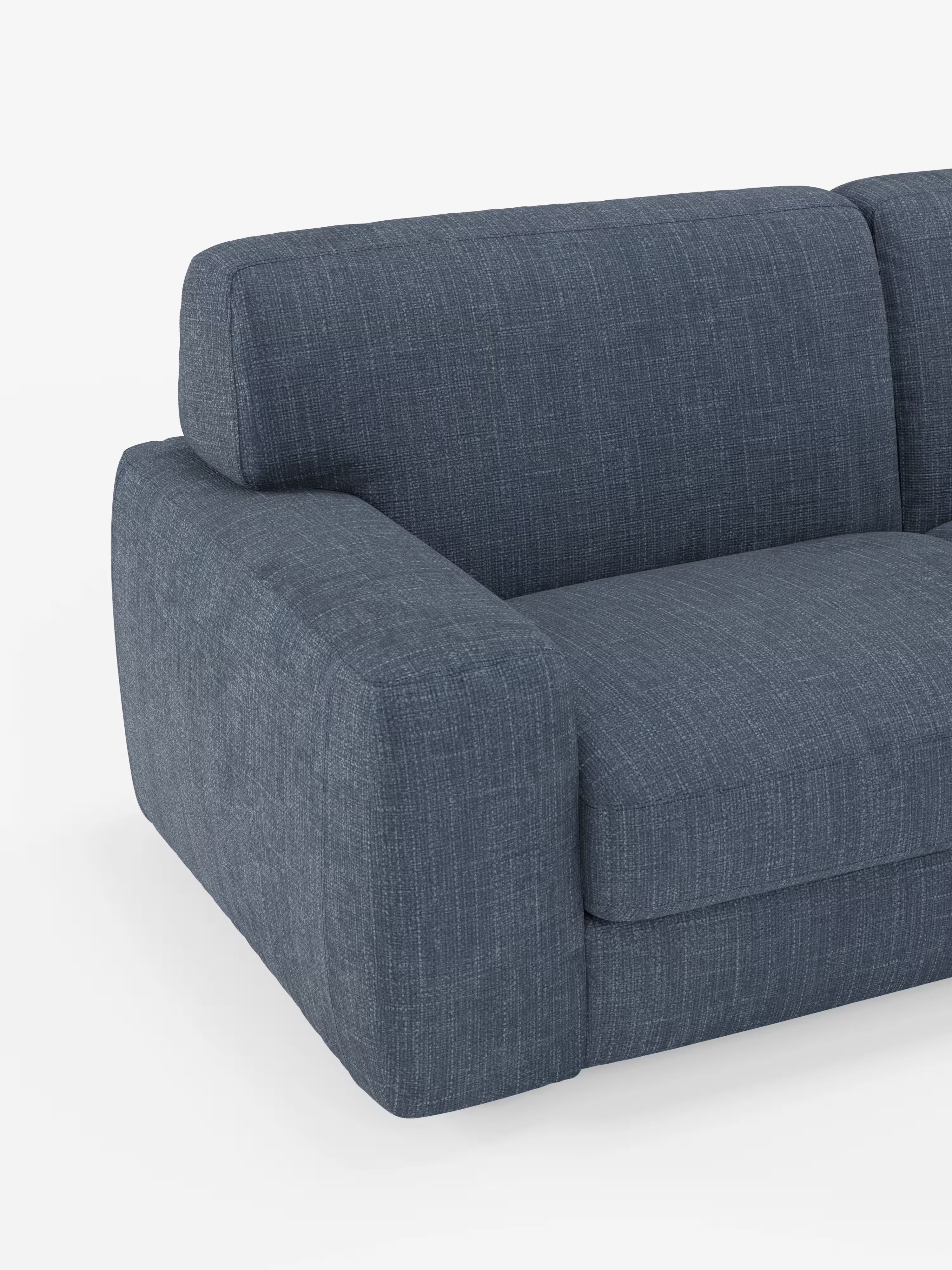 Cloud Divano letto moderno con materasso alto 17 cm - 2 posti e 3 posti in tessuto impermeabile