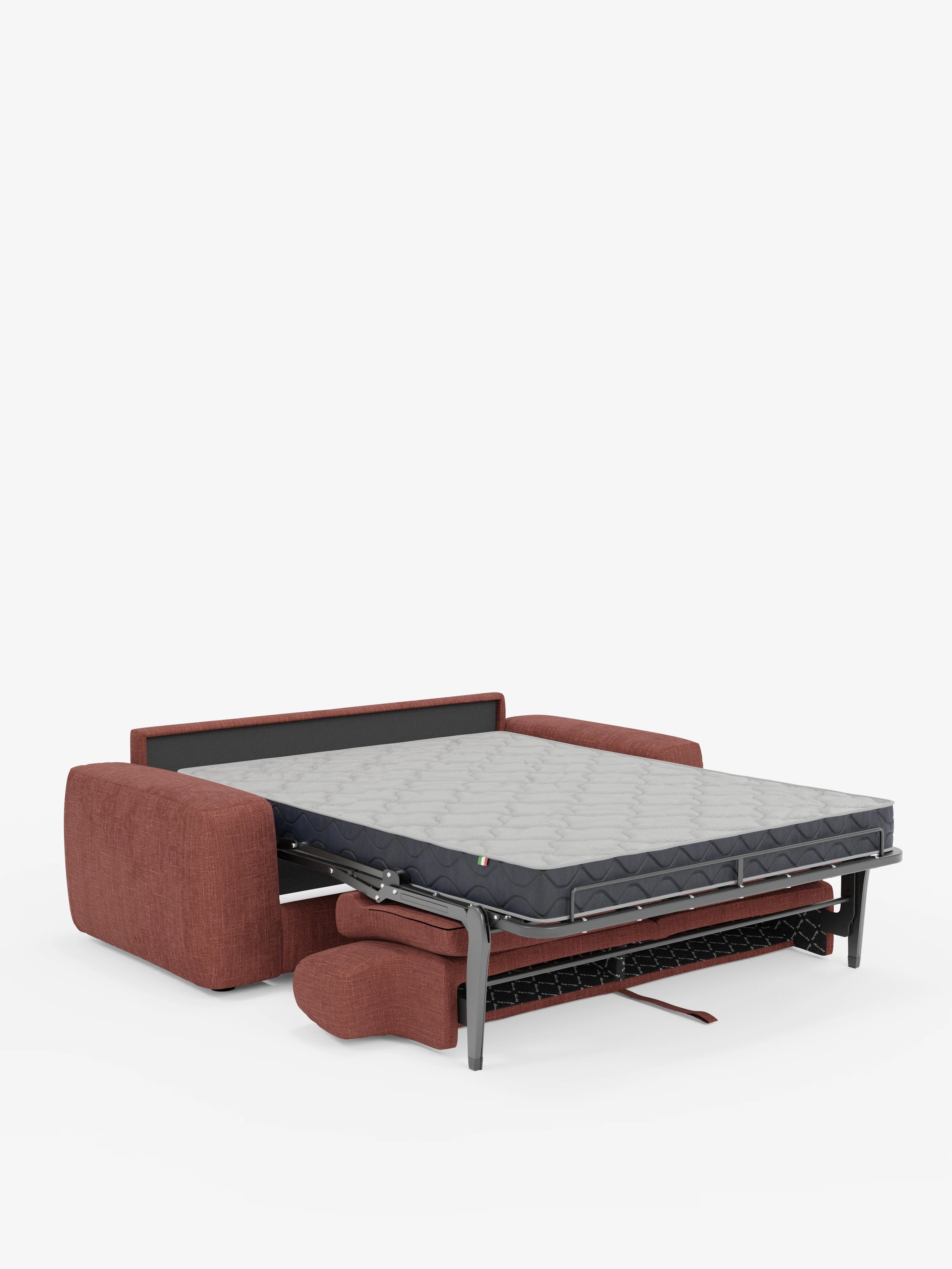 Cloud Divano letto moderno con materasso alto 17 cm - 2 posti e 3 posti in tessuto impermeabile