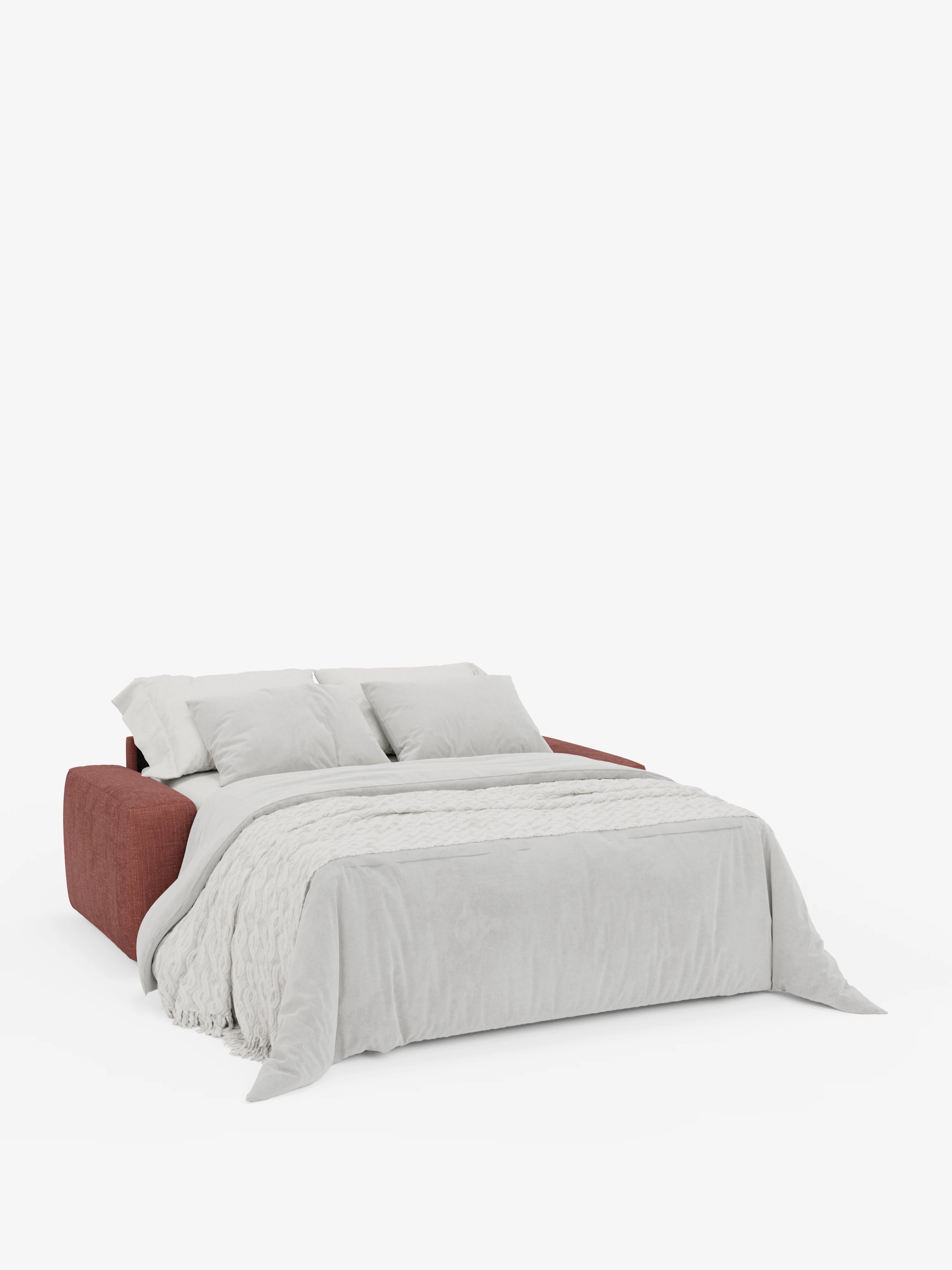 Cloud Divano letto moderno con materasso alto 17 cm - 2 posti e 3 posti in tessuto impermeabile