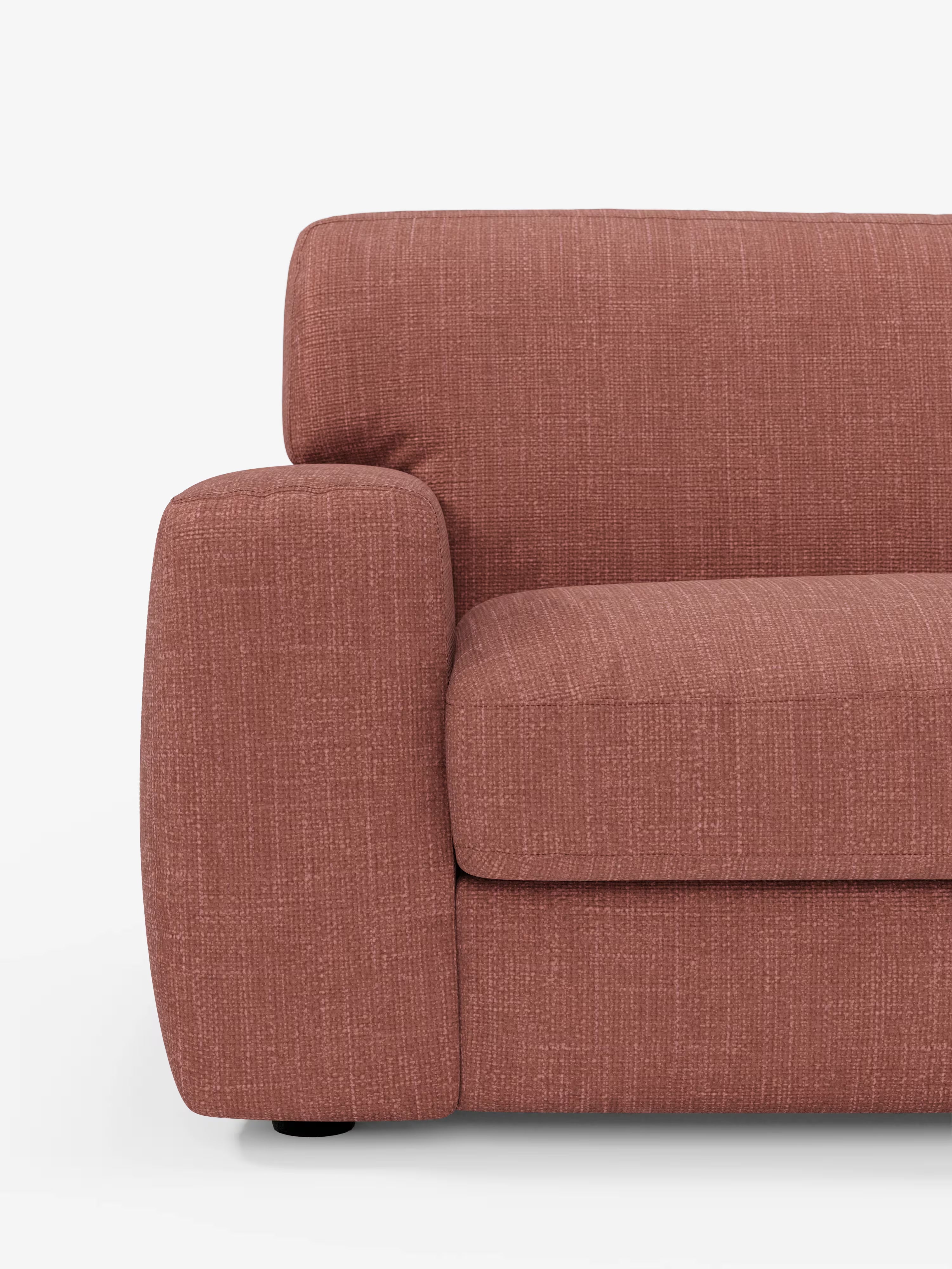 Cloud Divano letto moderno con materasso alto 17 cm - 2 posti e 3 posti in tessuto impermeabile