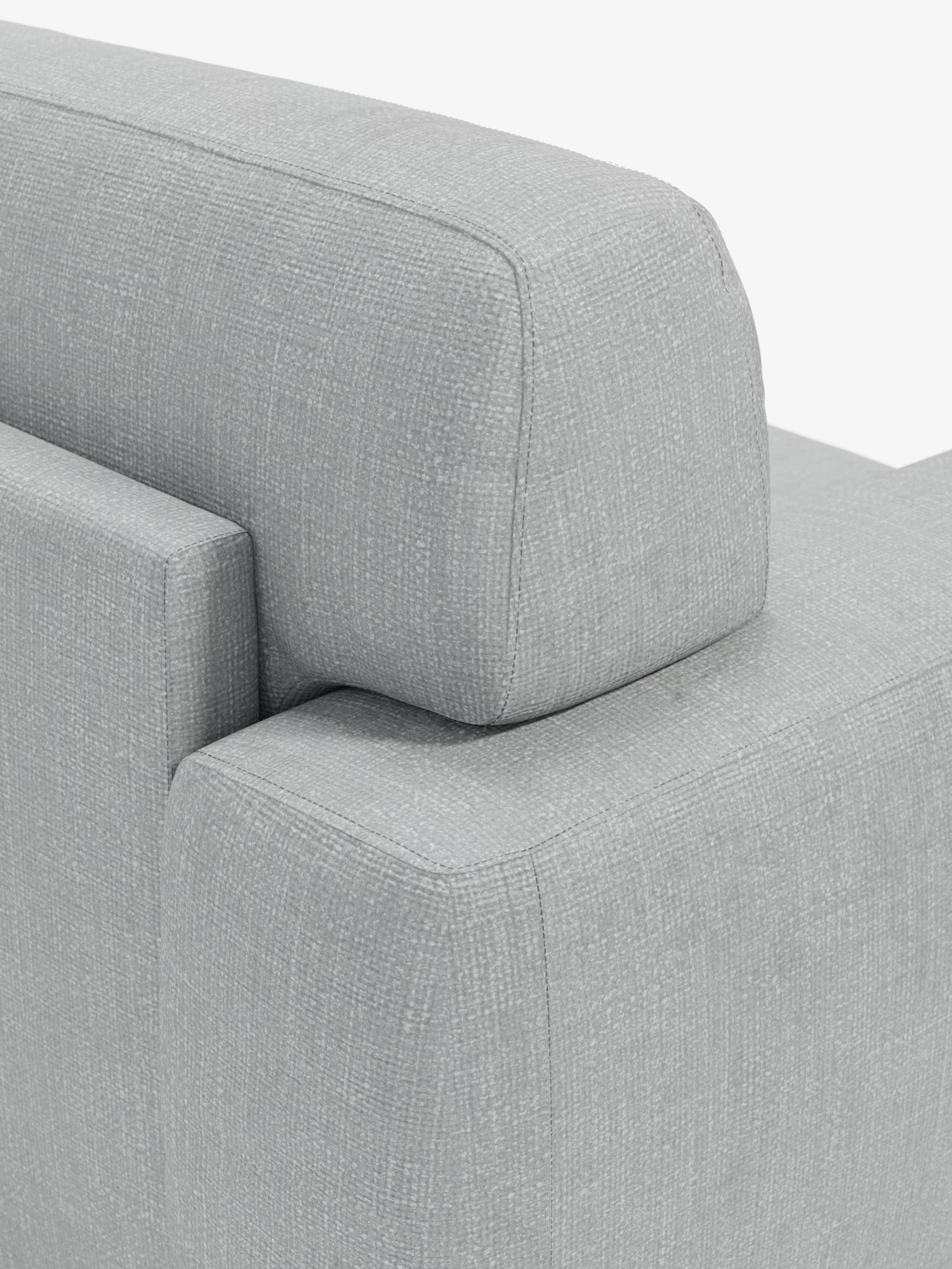 Cloud Divano letto moderno con materasso alto 17 cm - 2 posti e 3 posti in tessuto impermeabile