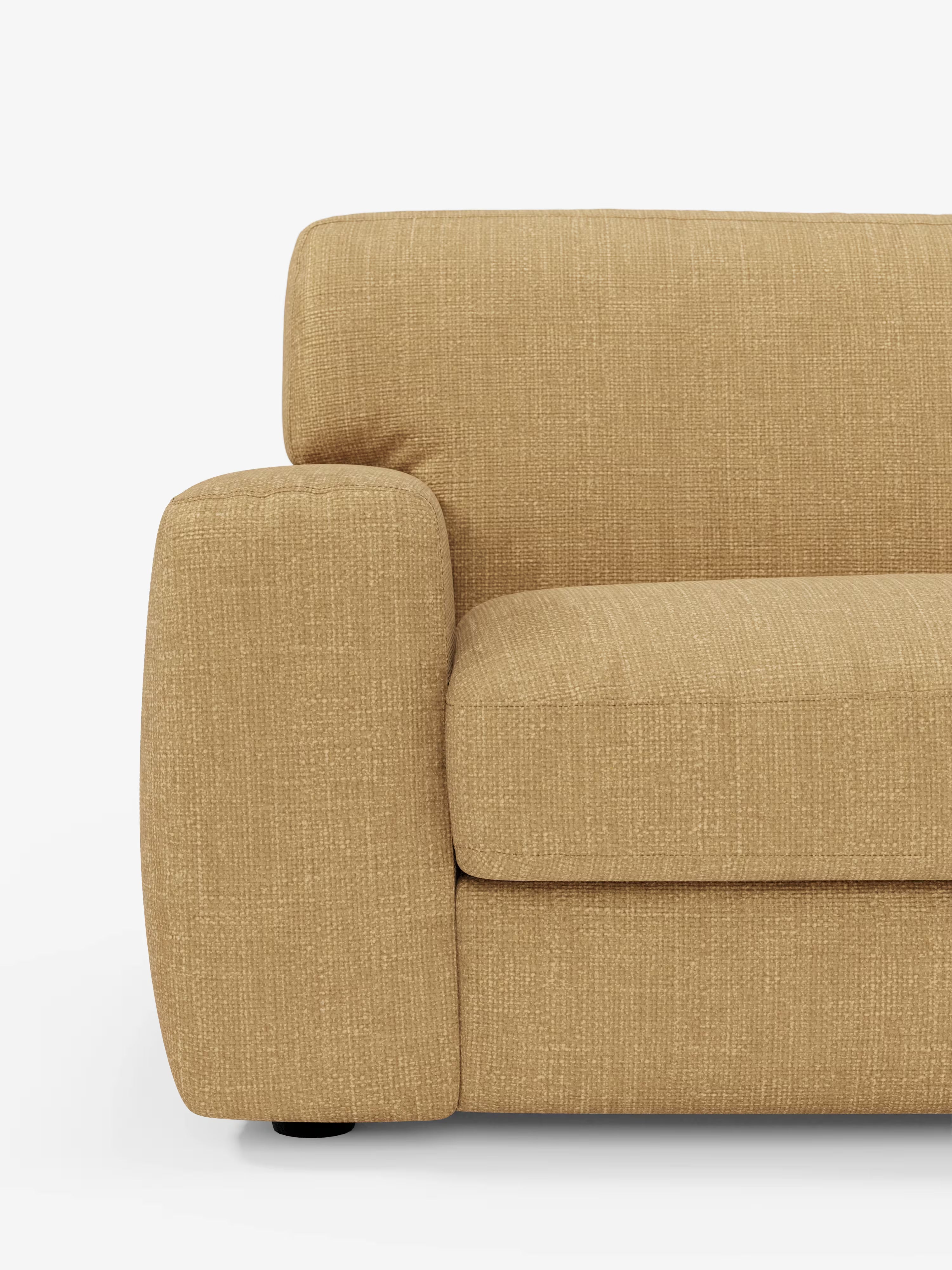 Cloud Divano letto moderno con materasso alto 17 cm - 2 posti e 3 posti in tessuto impermeabile