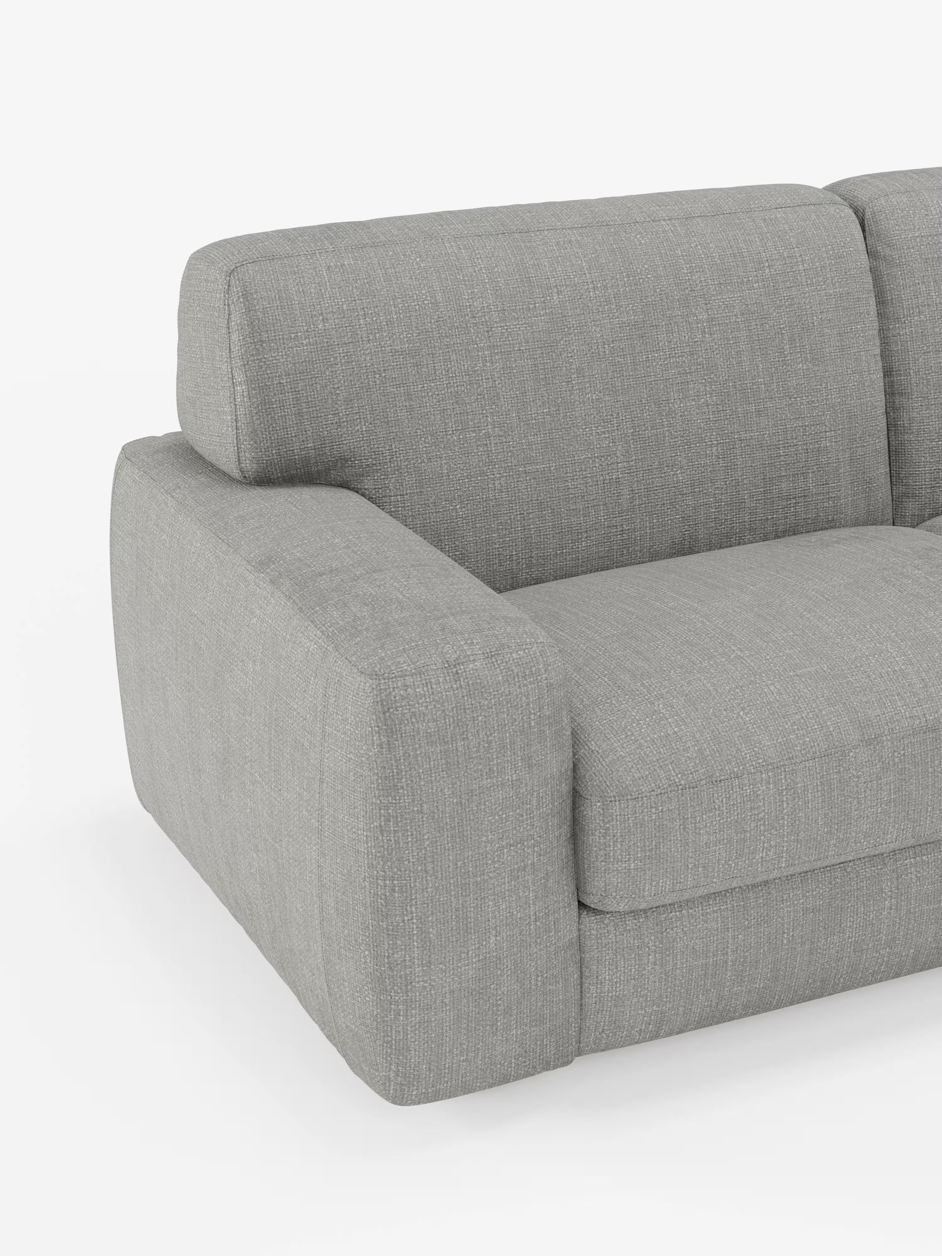 Cloud Divano letto moderno con materasso alto 17 cm - 2 posti e 3 posti in tessuto impermeabile