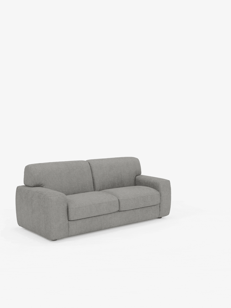 Cloud Divano letto moderno con materasso alto 17 cm - 2 posti e 3 posti in tessuto impermeabile