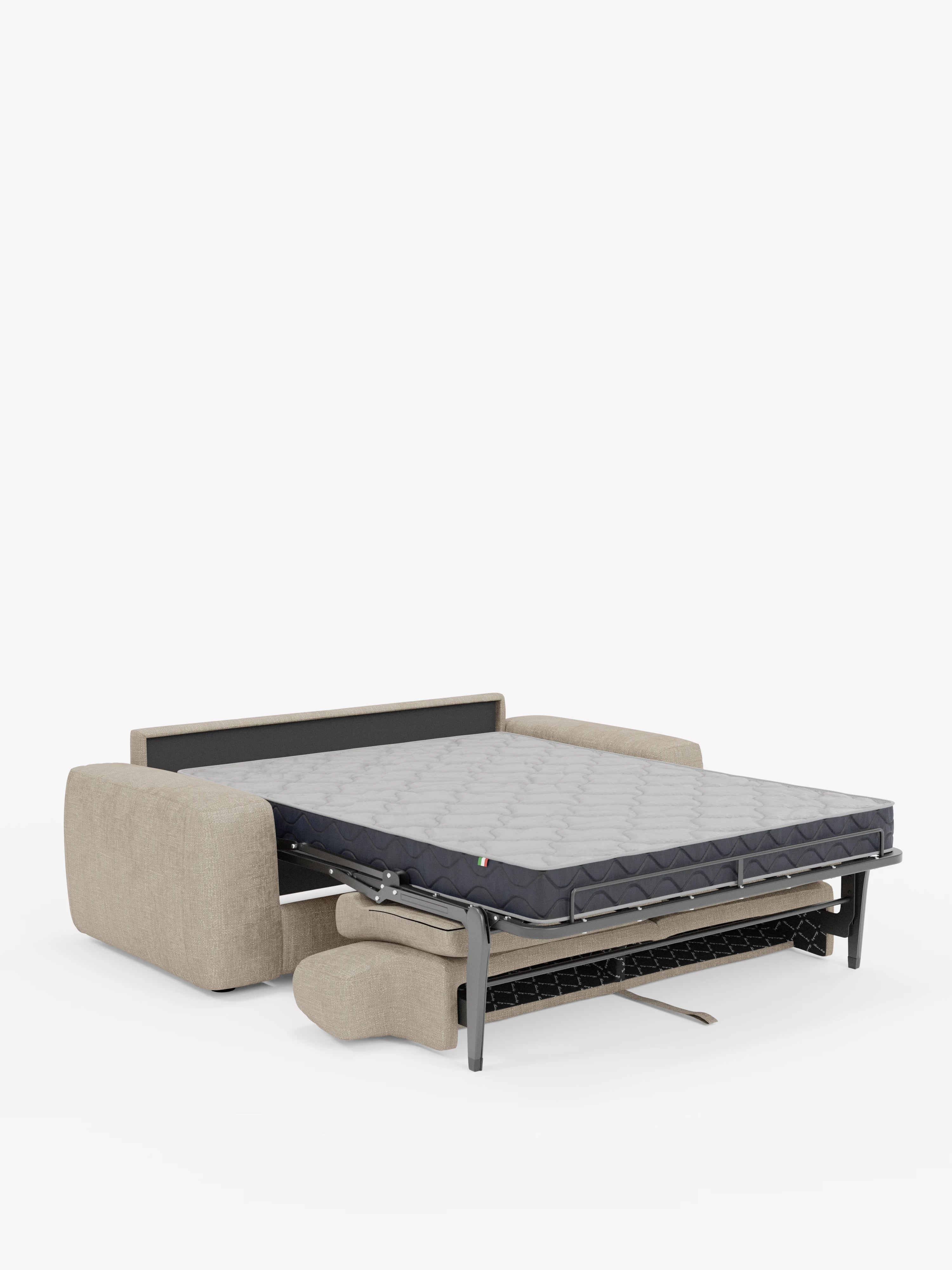Cloud Divano letto moderno con materasso alto 17 cm - 2 posti e 3 posti in tessuto impermeabile