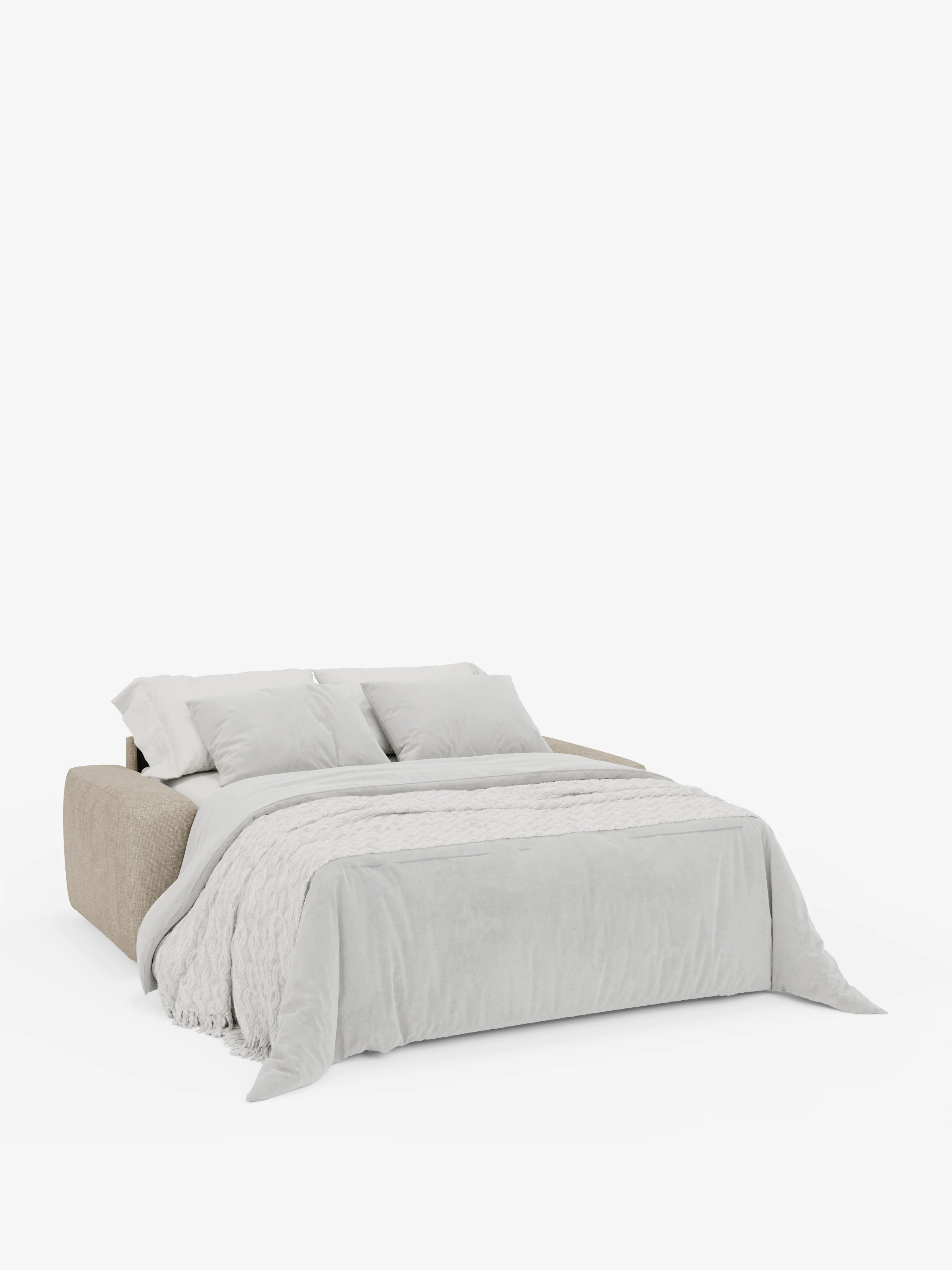 Cloud Divano letto moderno con materasso alto 17 cm - 2 posti e 3 posti in tessuto impermeabile