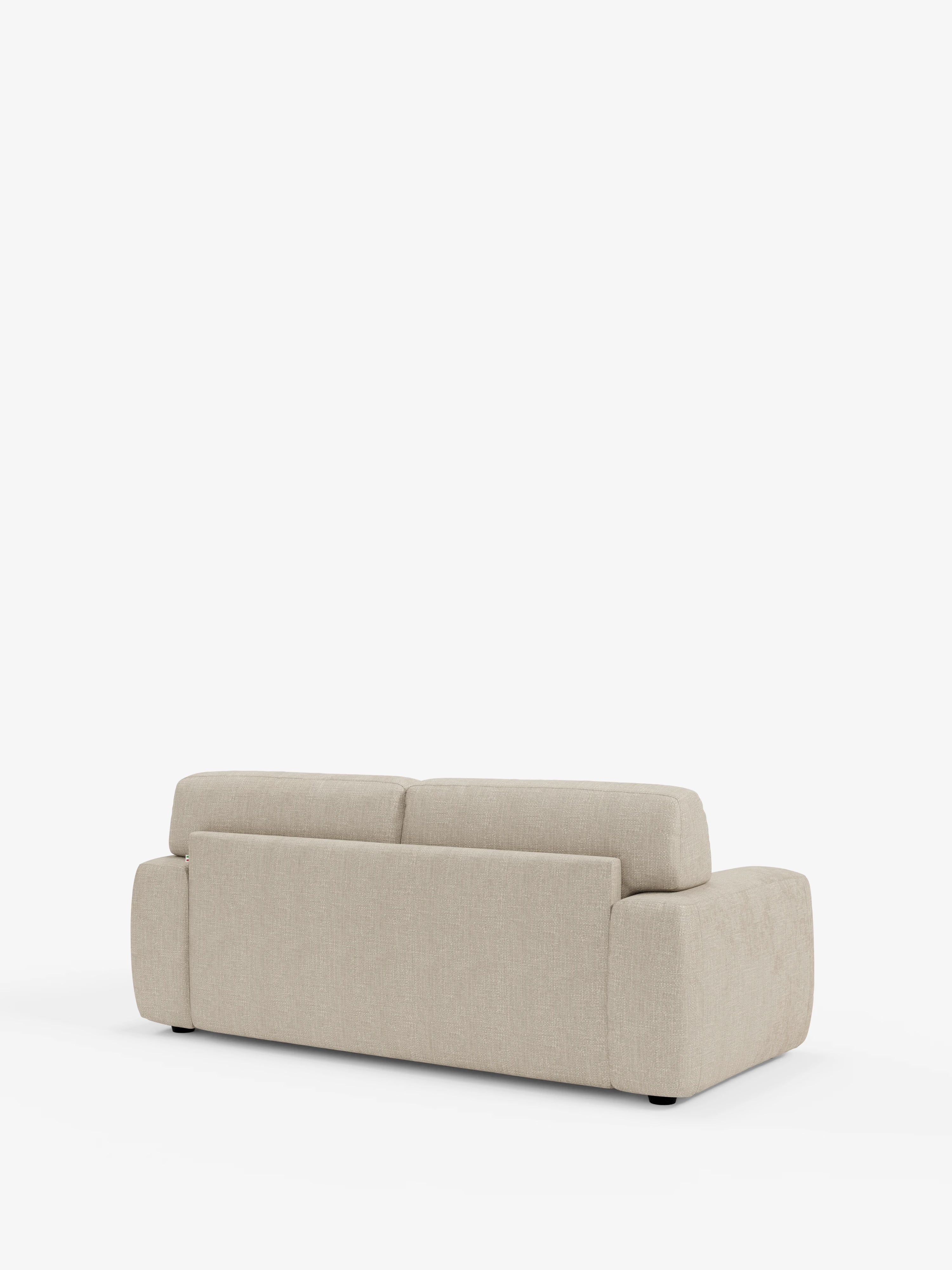 Cloud Divano letto moderno con materasso alto 17 cm - 2 posti e 3 posti in tessuto impermeabile