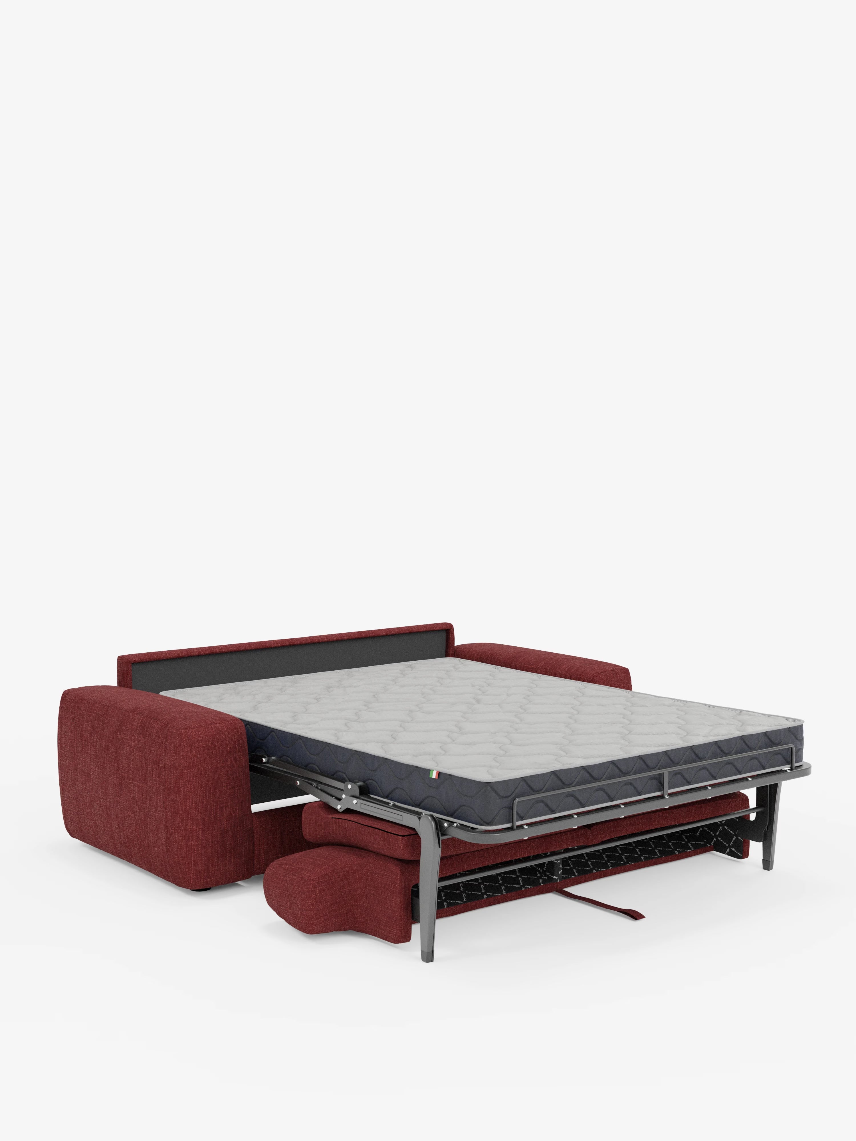 Cloud Divano letto moderno con materasso alto 17 cm - 2 posti e 3 posti in tessuto impermeabile