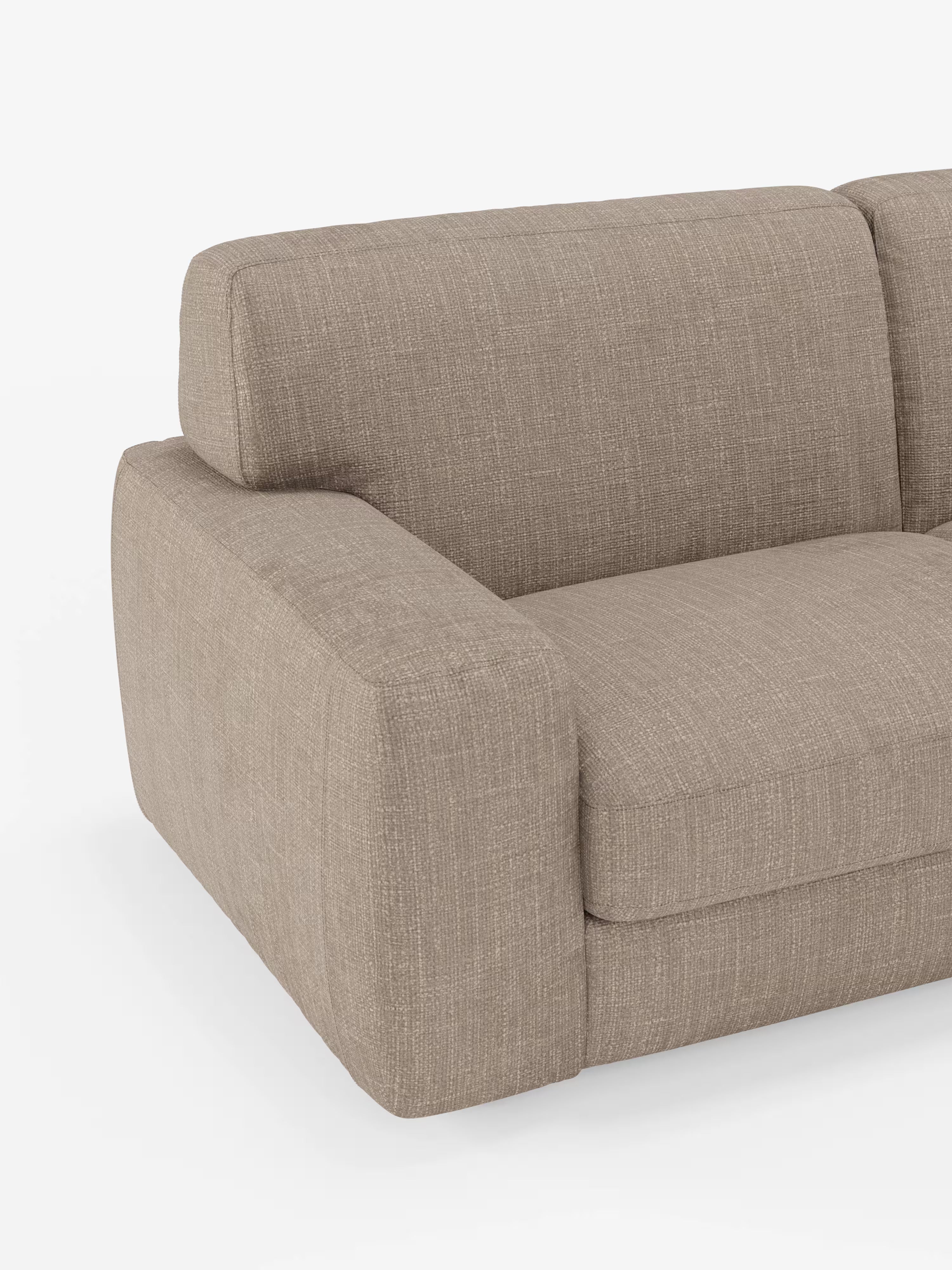 Cloud Divano letto moderno con materasso alto 17 cm - 2 posti e 3 posti in tessuto impermeabile