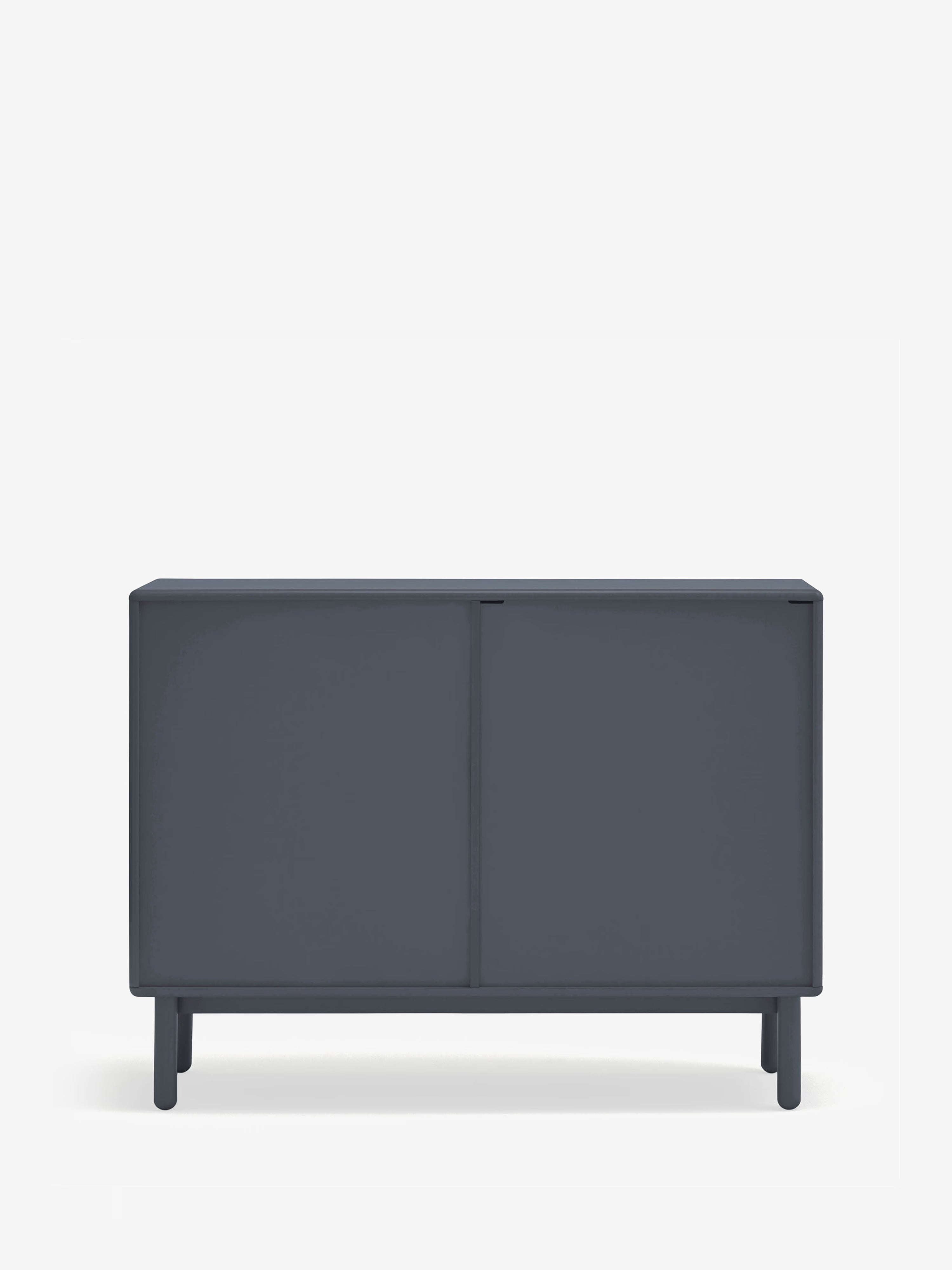 Corvo comò in mdf laccato antracite - cassettiera a 7 cassetti 120 x 90 cm