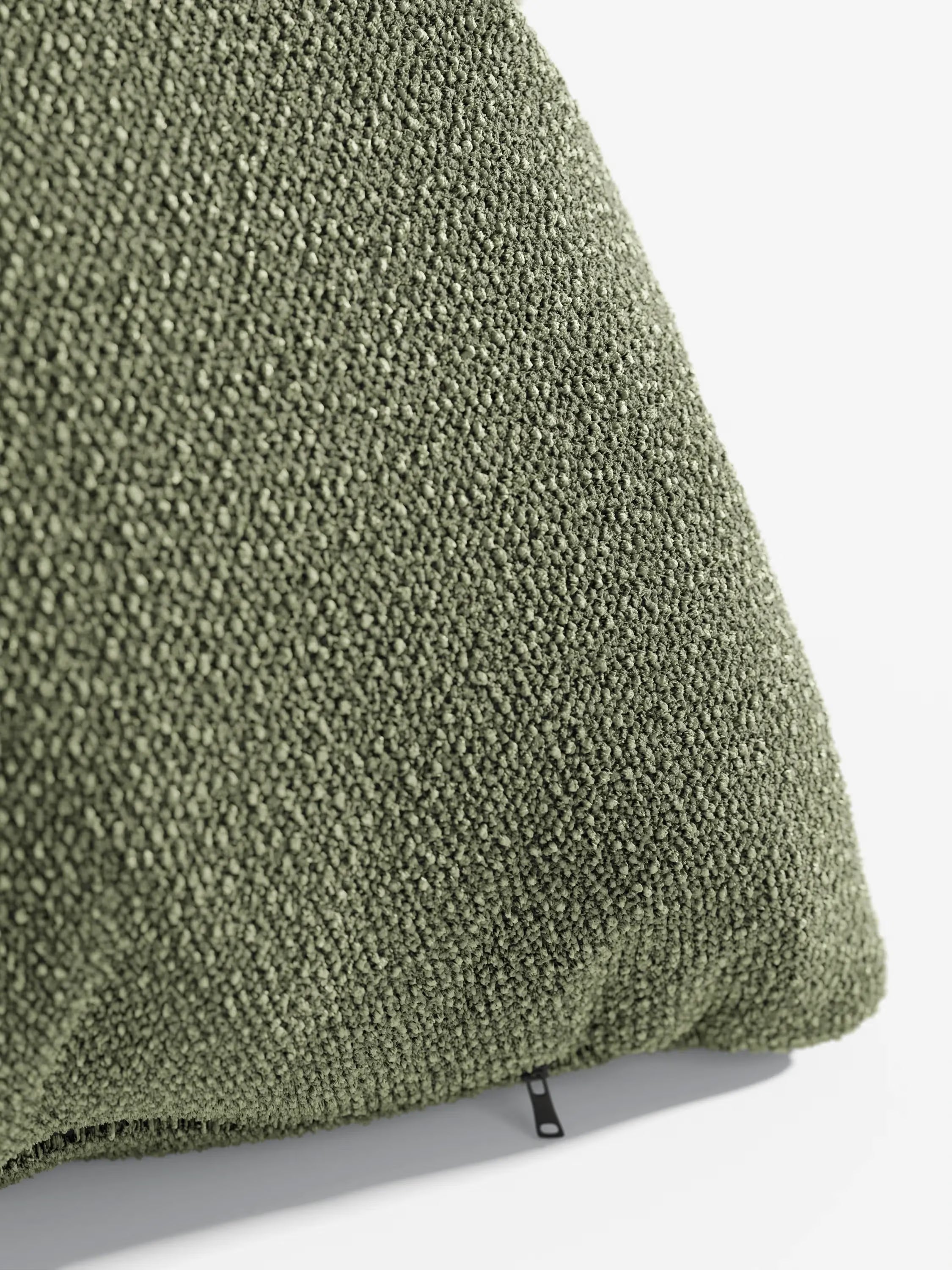 Lambada decorative square padded cushion 45x45 cm in stain-resistant cotton-effect fabric