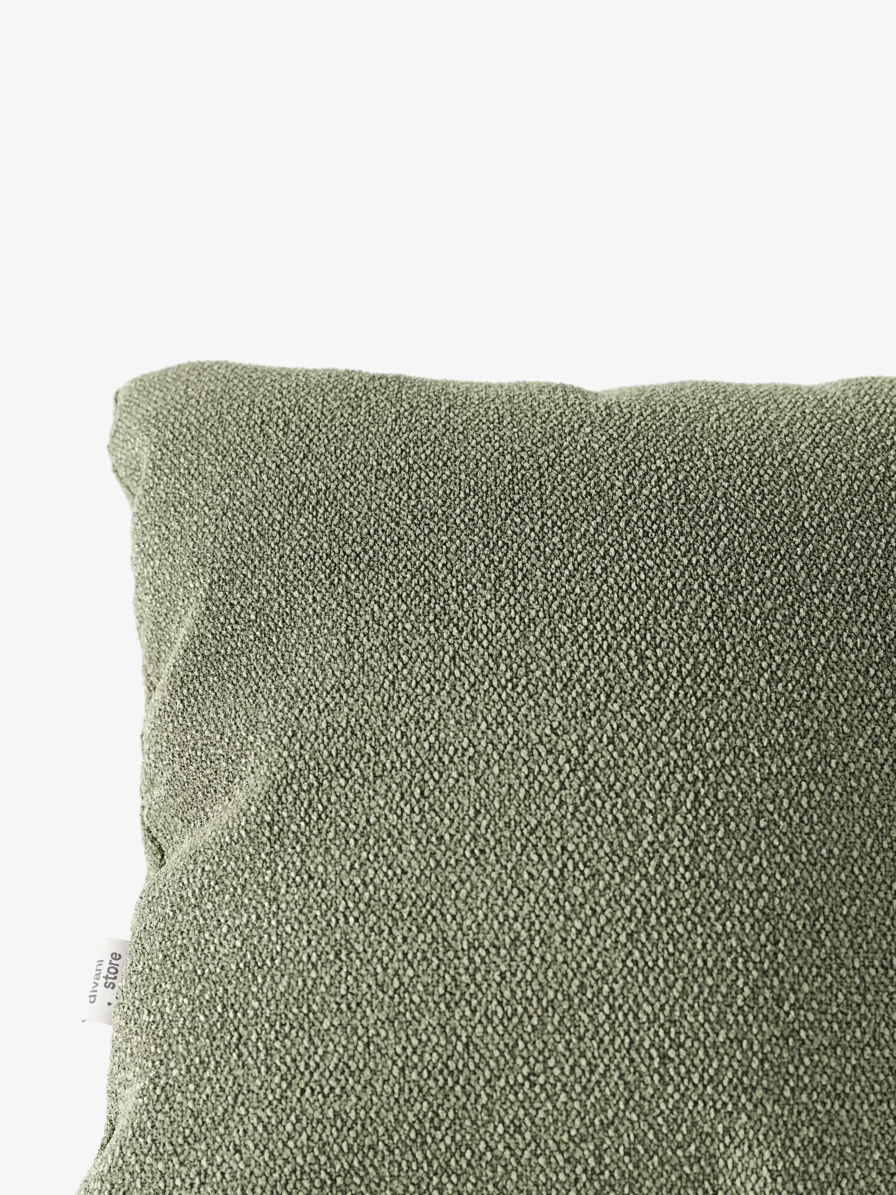 Lambada decorative square padded cushion 45x45 cm in stain-resistant cotton-effect fabric
