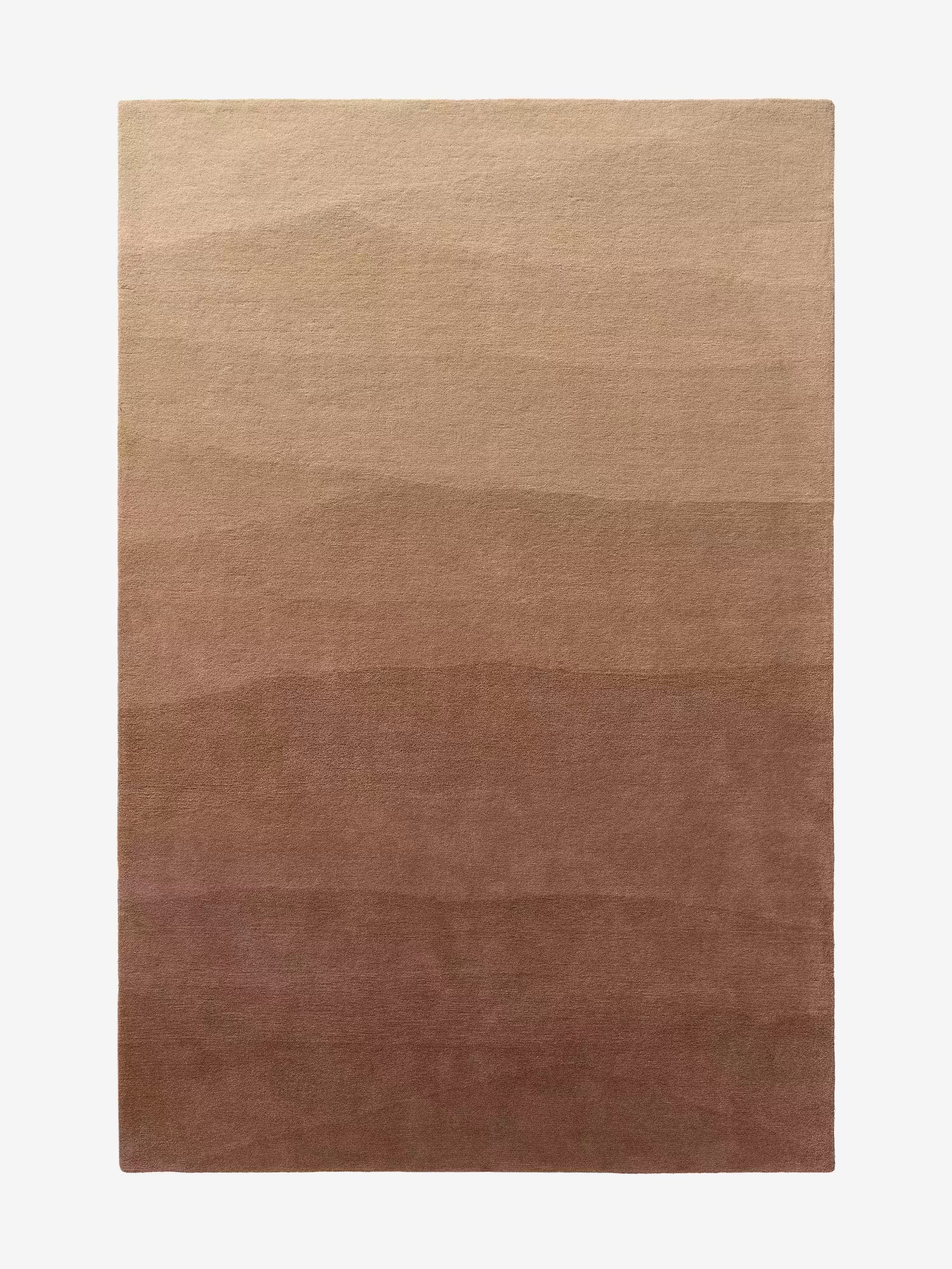 Dawn Tappeto in lana taftato a mano con design tinta unita sfumato
