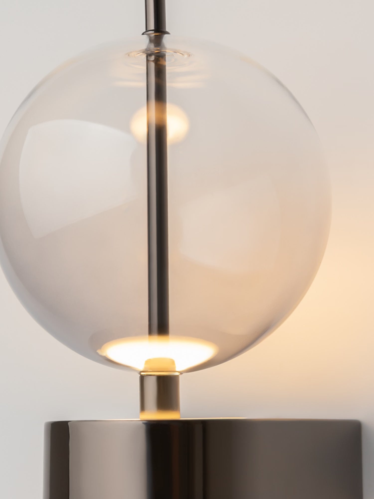 Double Moon Lámpara de pared LED decorativa de doble disco