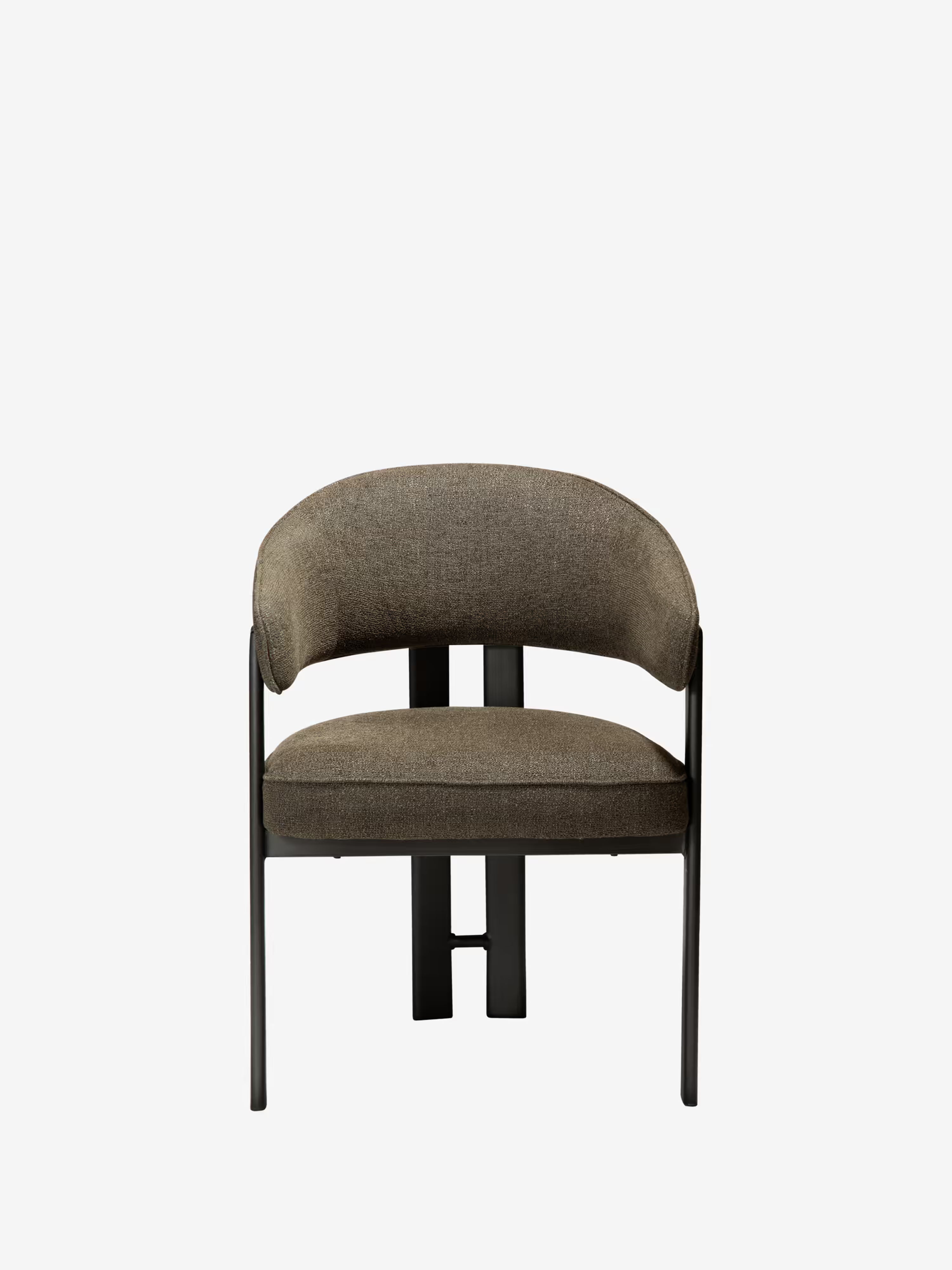 Duct Chaise avec accoudoirs élégante – design raffiné en tissu bouclé et structure en métal