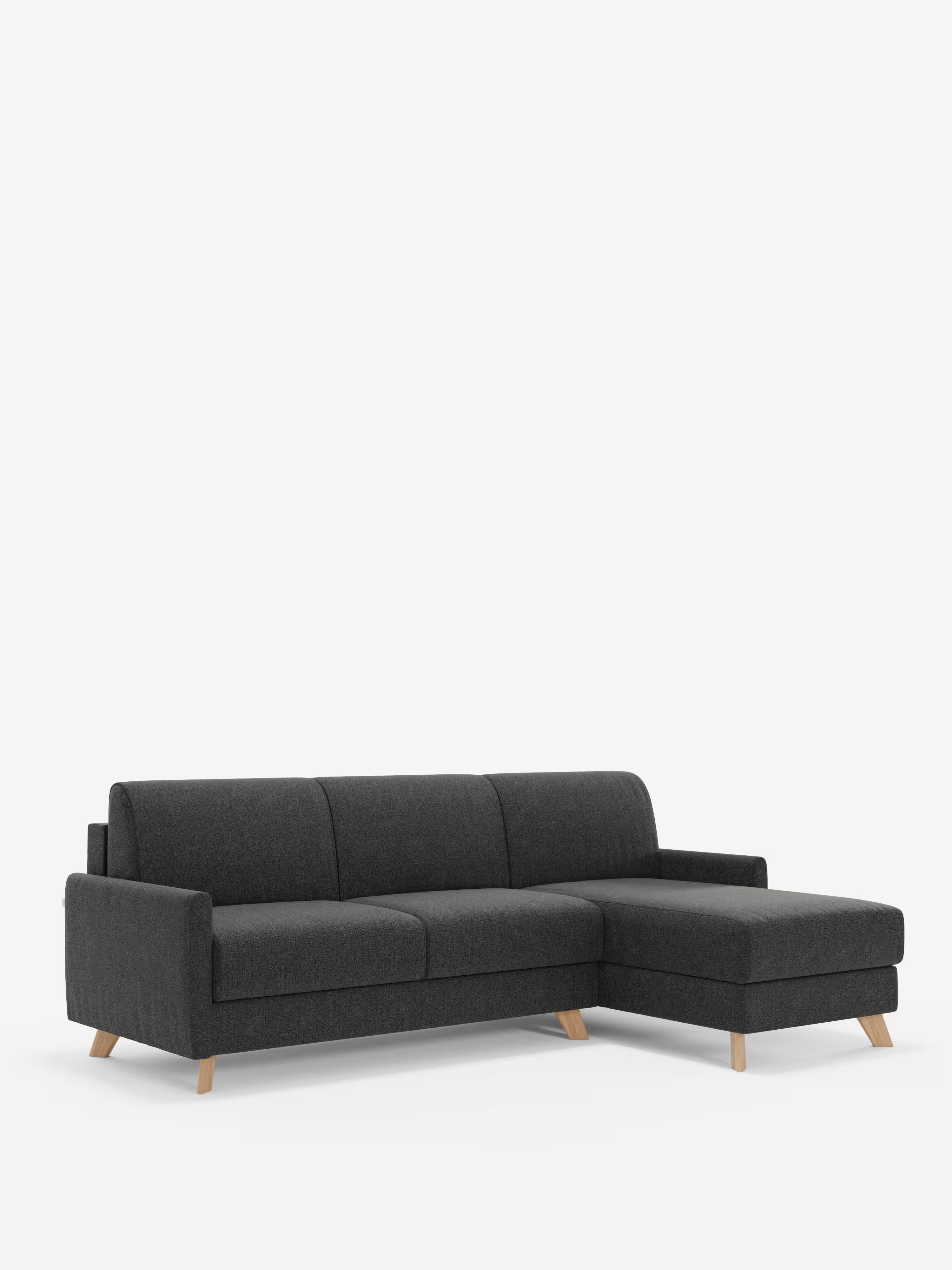 Edgar Divano letto moderno con penisola contenitore – tessuto tecnico impermeabile