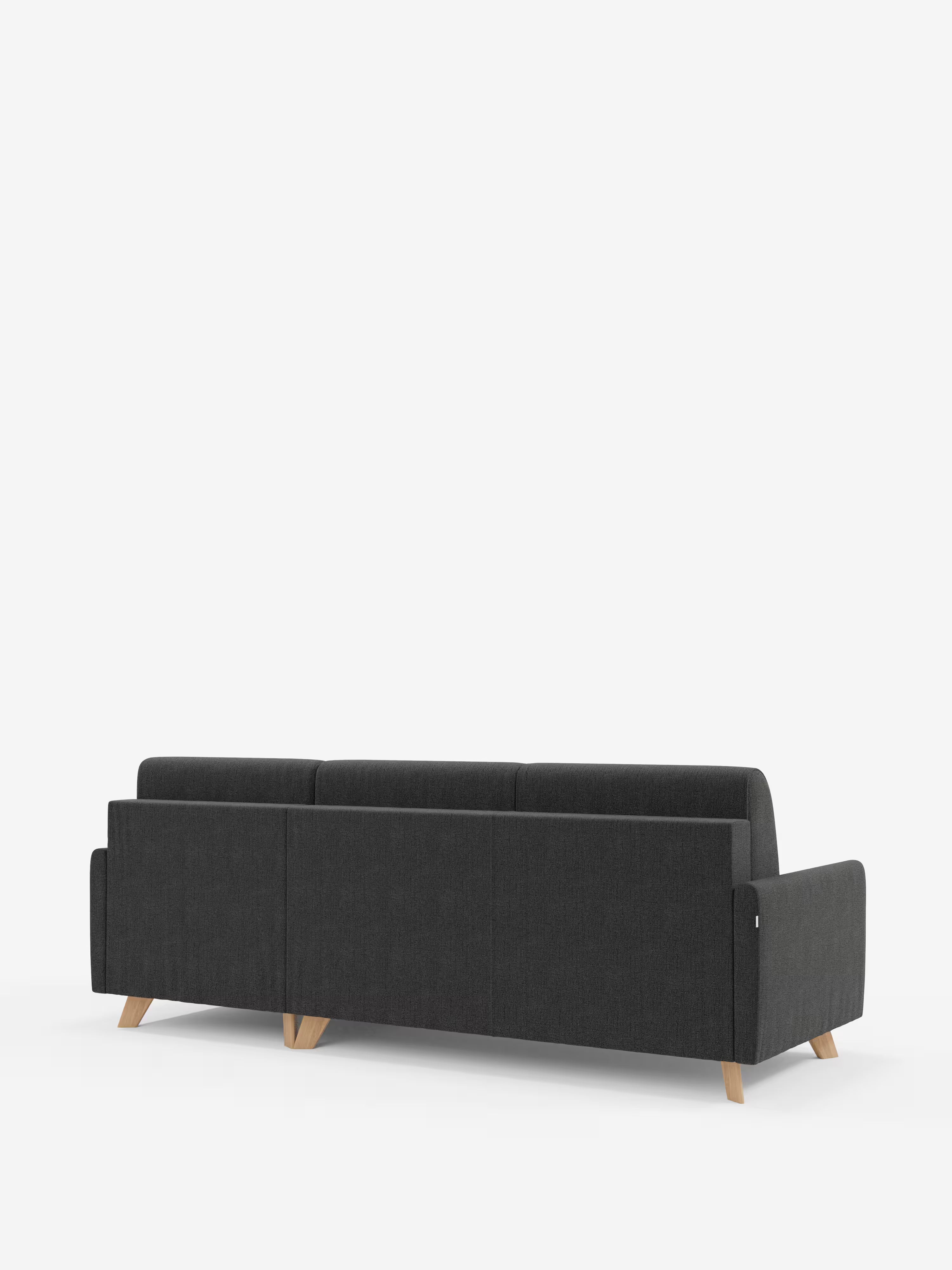 Edgar Divano letto moderno con penisola contenitore – tessuto tecnico impermeabile