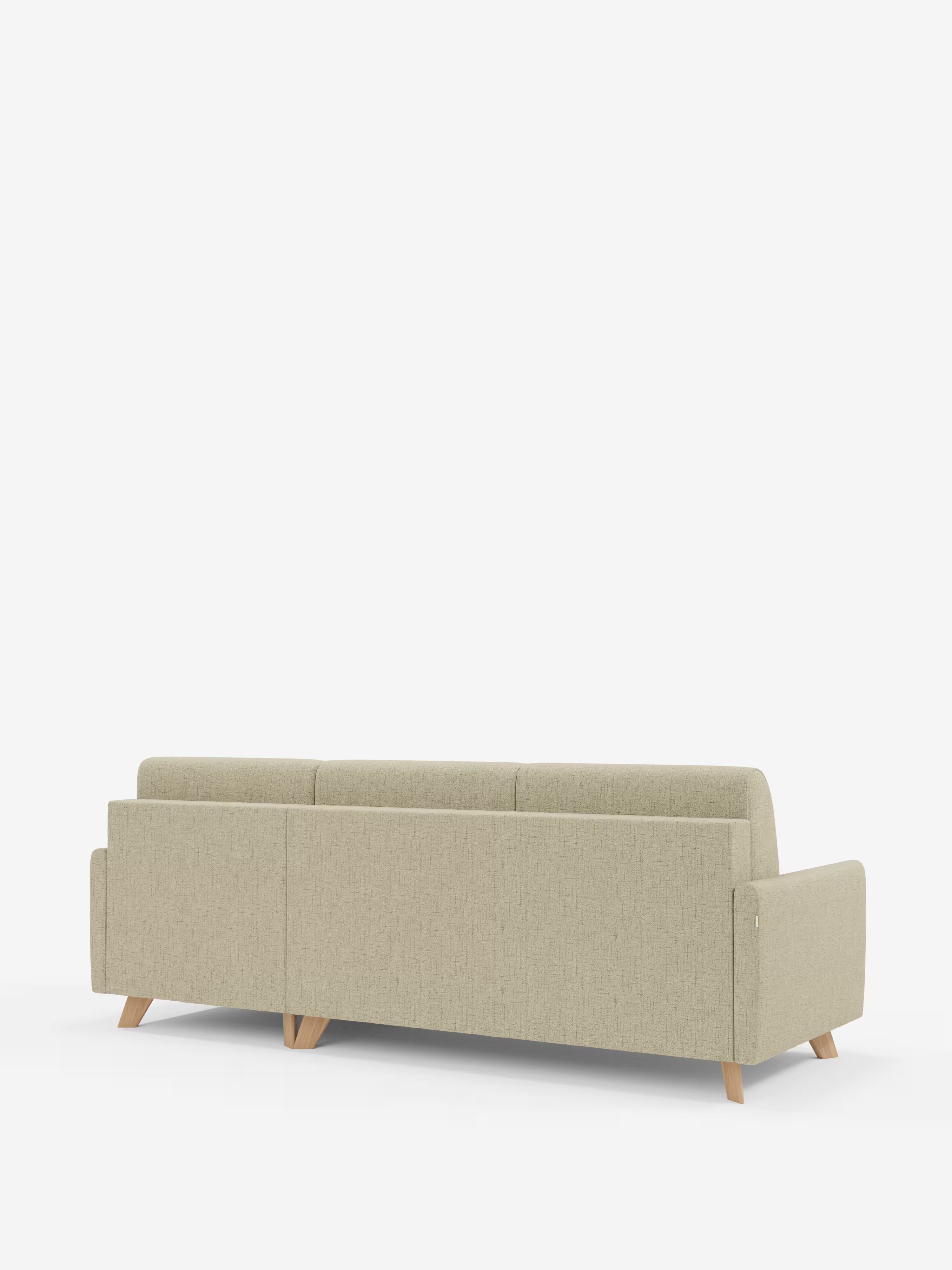 Edgar Divano letto moderno con penisola contenitore – tessuto tecnico impermeabile