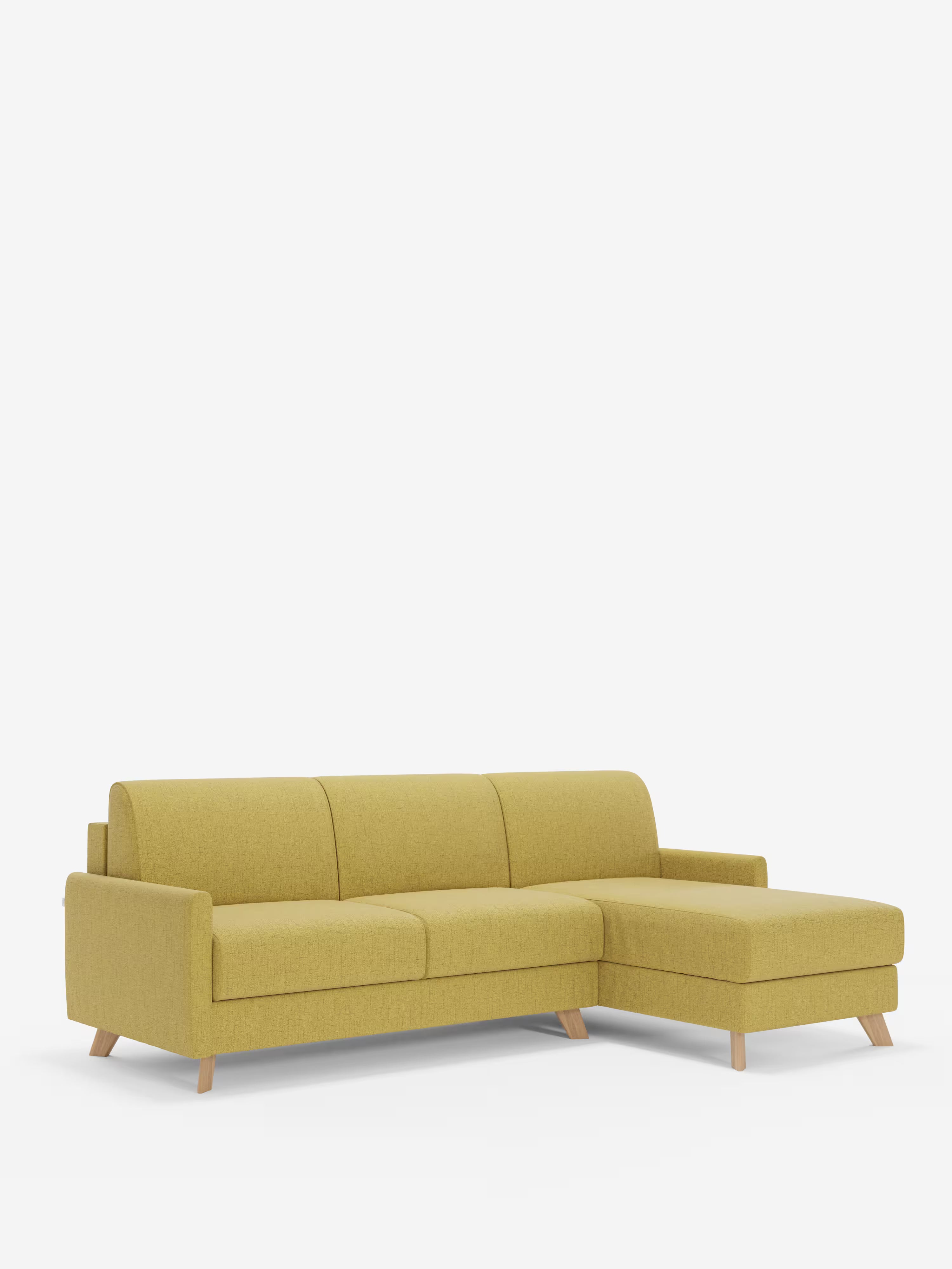 Edgar Divano letto moderno con penisola contenitore – tessuto tecnico impermeabile