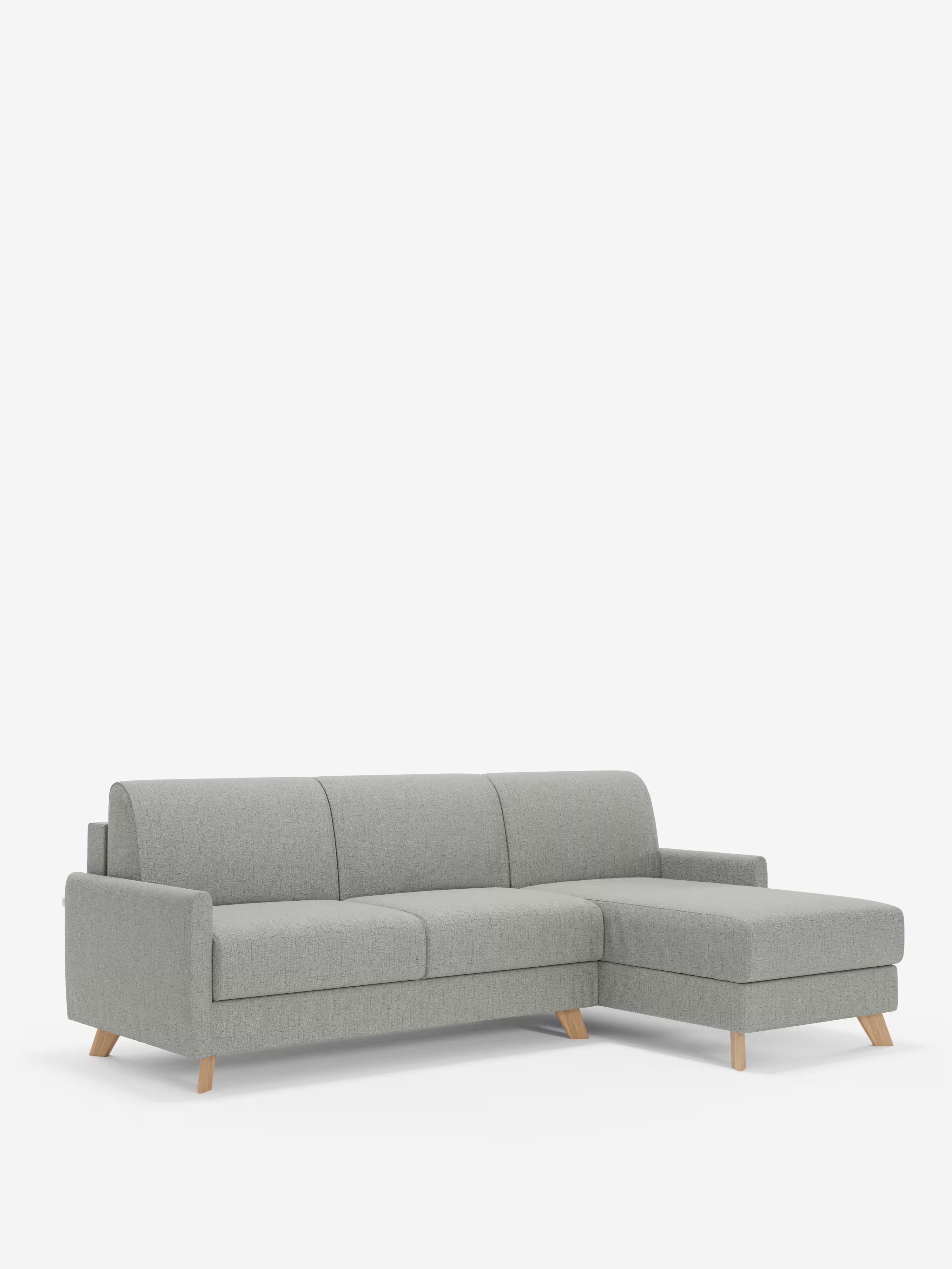 Edgar Divano letto moderno con penisola contenitore – tessuto tecnico impermeabile