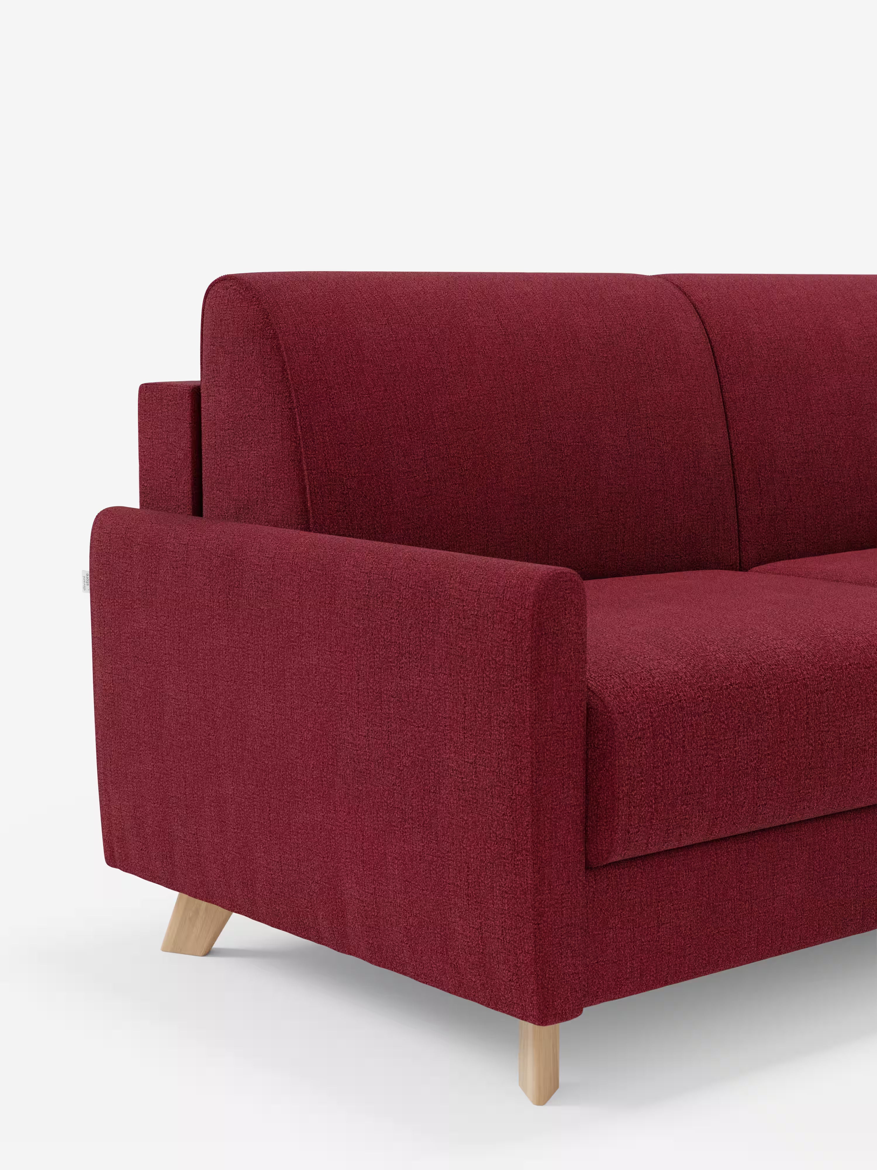 Edgar Divano letto moderno con penisola contenitore – tessuto tecnico impermeabile