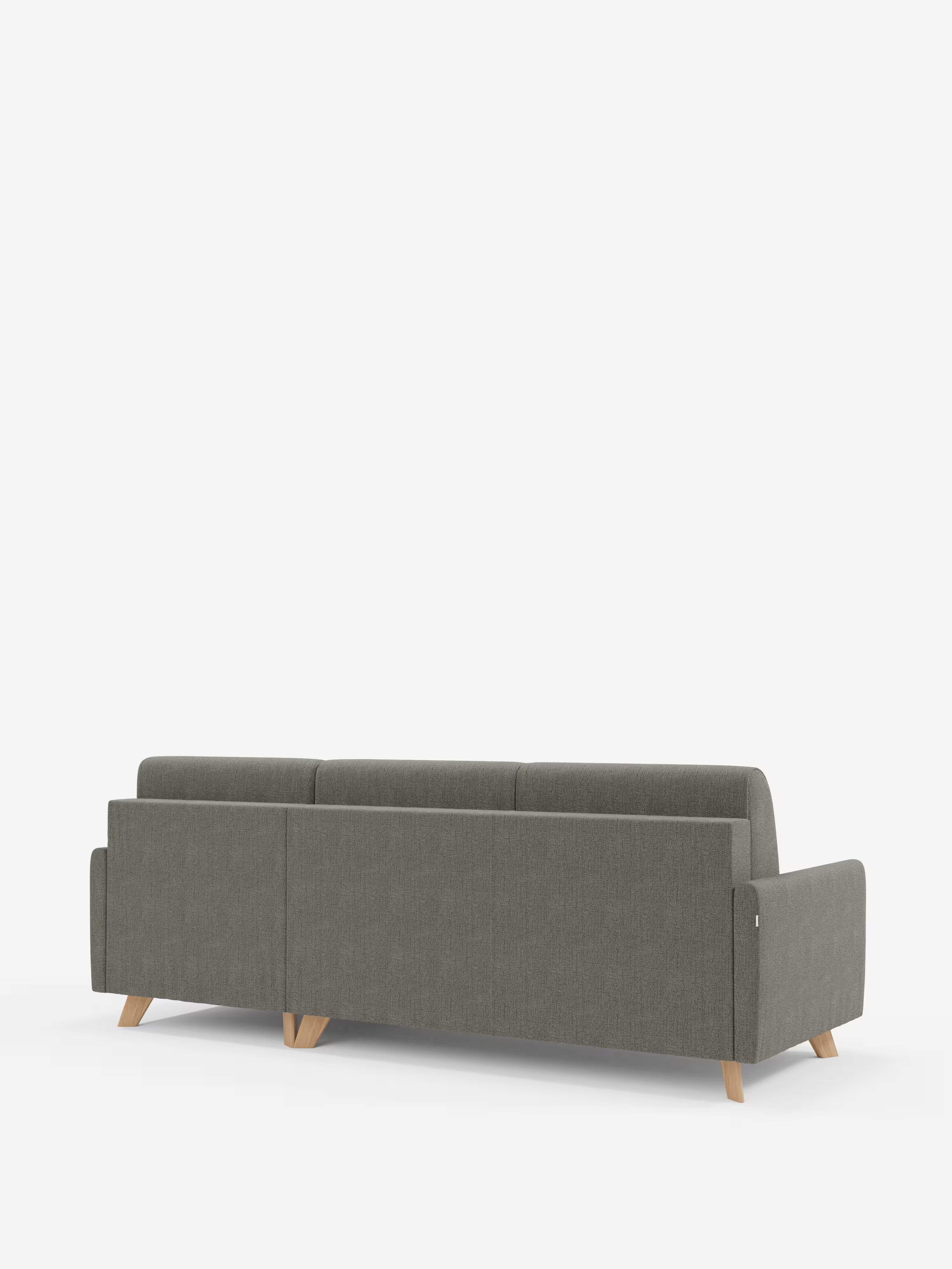 Edgar Divano letto moderno con penisola contenitore – tessuto tecnico impermeabile
