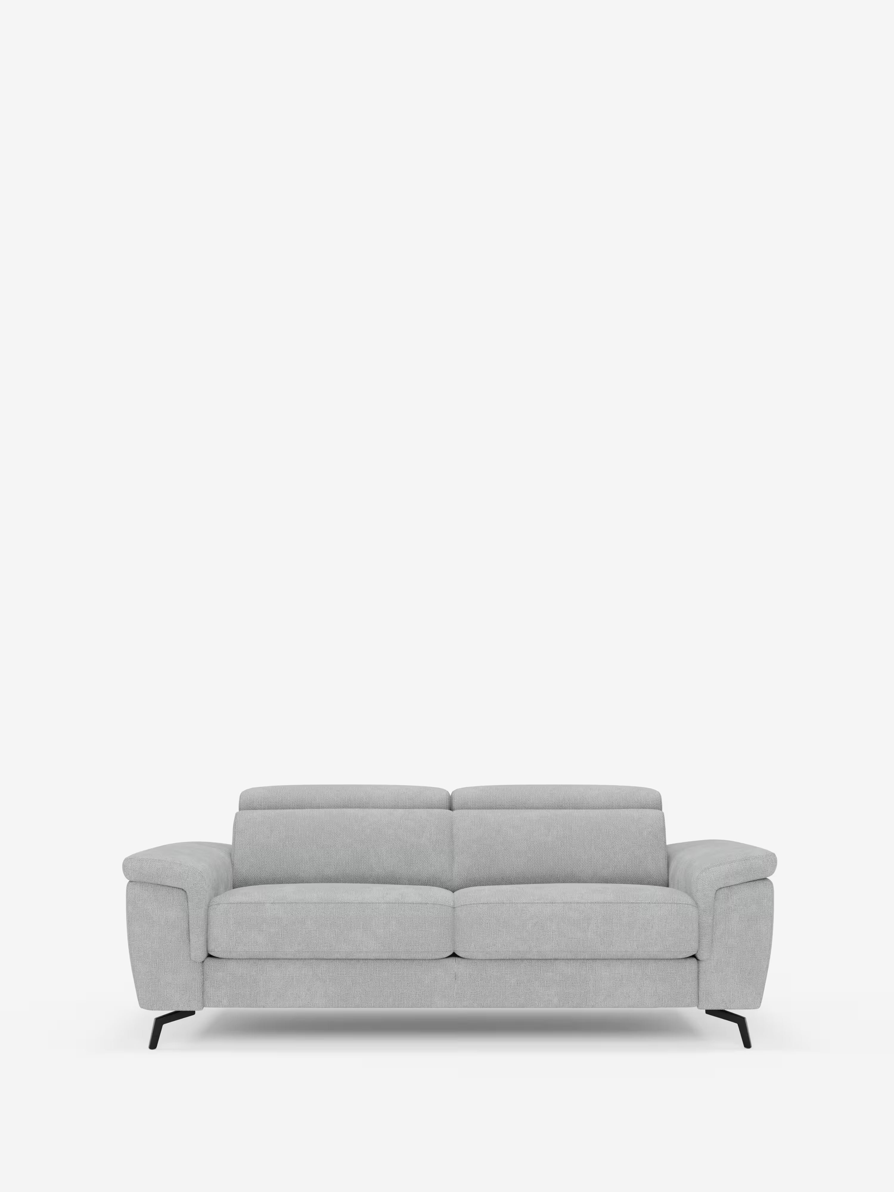 Estro divano 2 e 3 posti con poggiapiedi estraibile e poggiatesta reclinabili in tessuto impermeabile