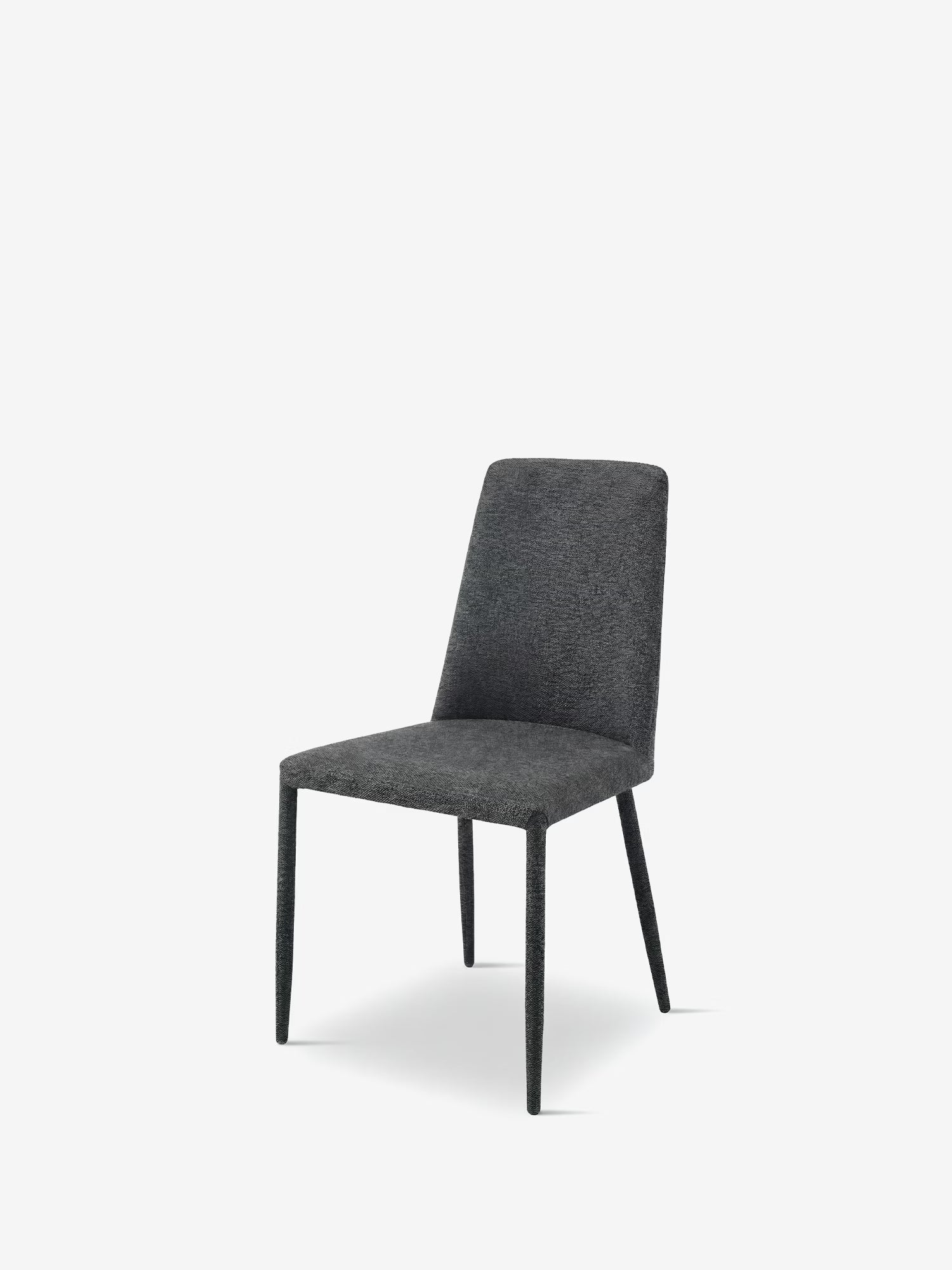 Ettore Chaise rembourrée entièrement recouverte de tissu - design élégant et contemporain