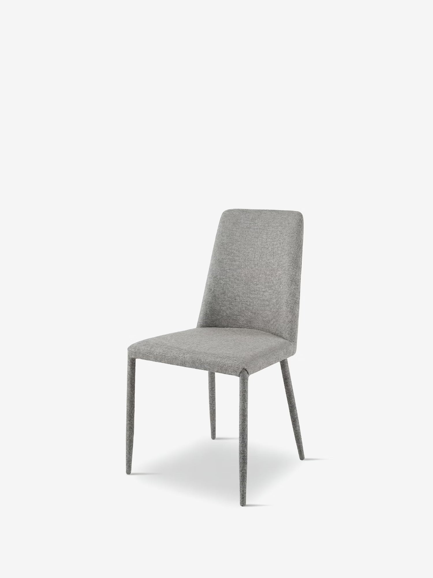 Ettore Chaise rembourrée entièrement recouverte de tissu - design élégant et contemporain