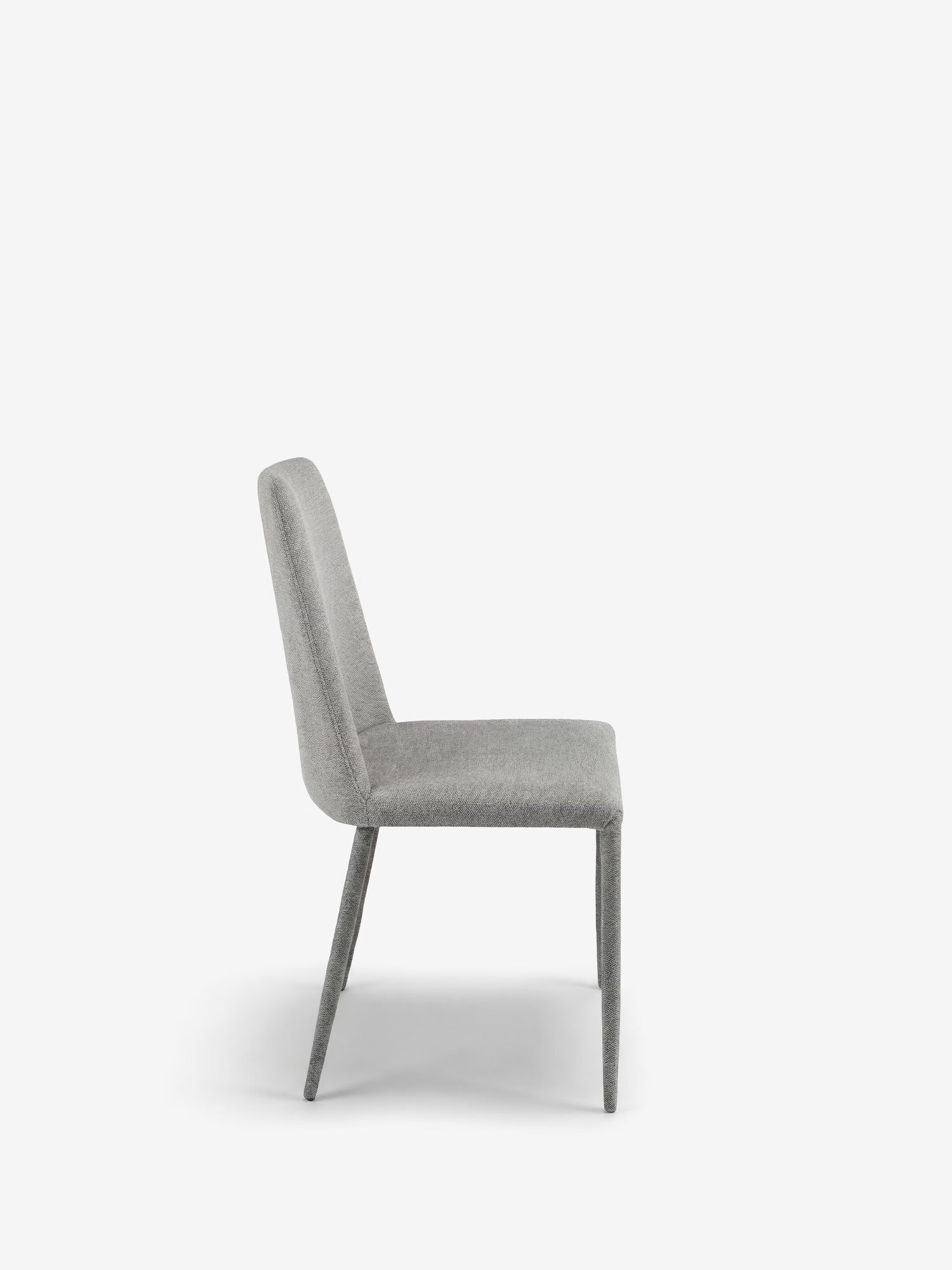 Ettore Chaise rembourrée entièrement recouverte de tissu - design élégant et contemporain