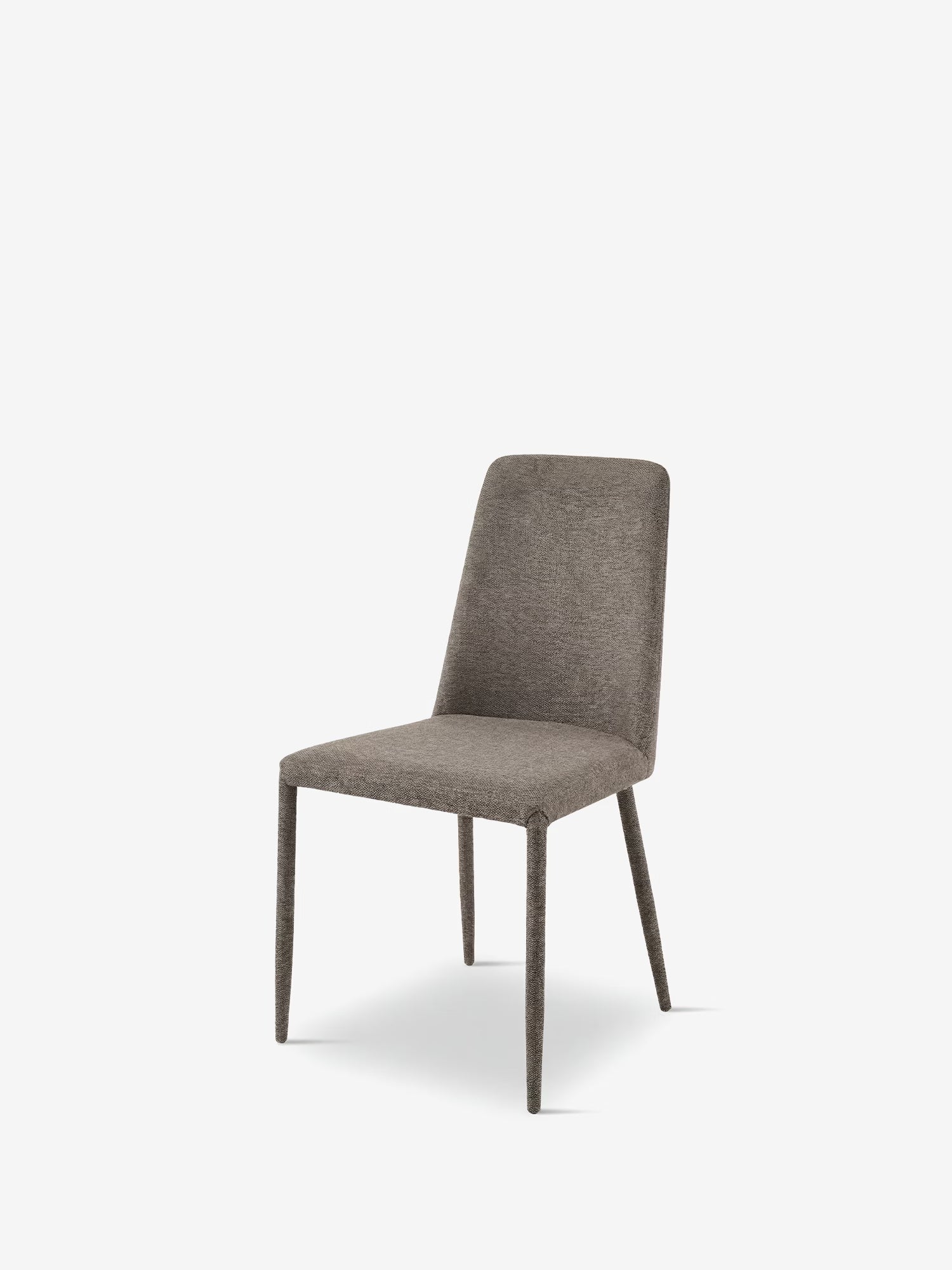Ettore Chaise rembourrée entièrement recouverte de tissu - design élégant et contemporain