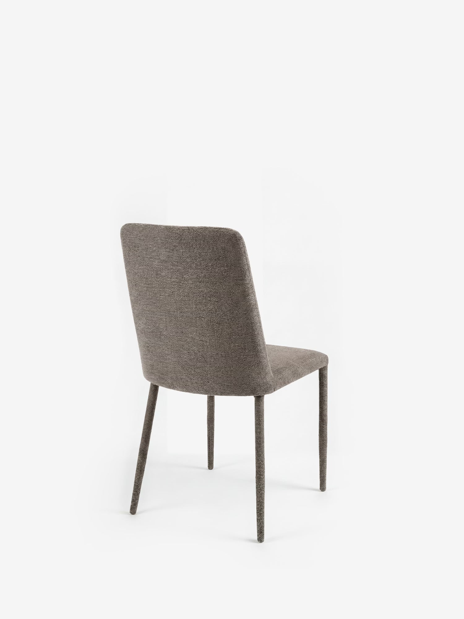 Ettore Chaise rembourrée entièrement recouverte de tissu - design élégant et contemporain