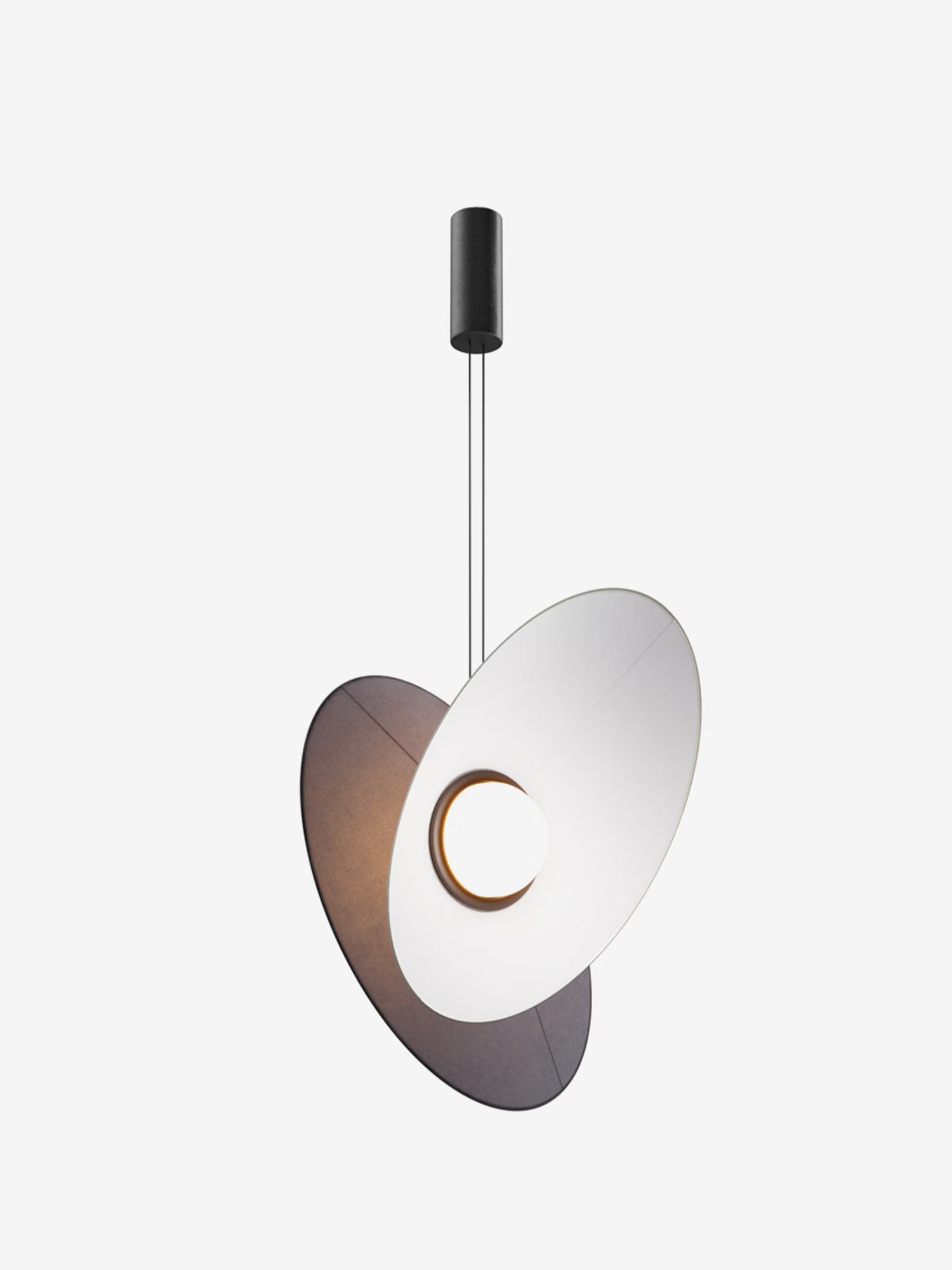 Evolution Suspension design LED avec abat-jour orientable en tissu en 3 couleurs