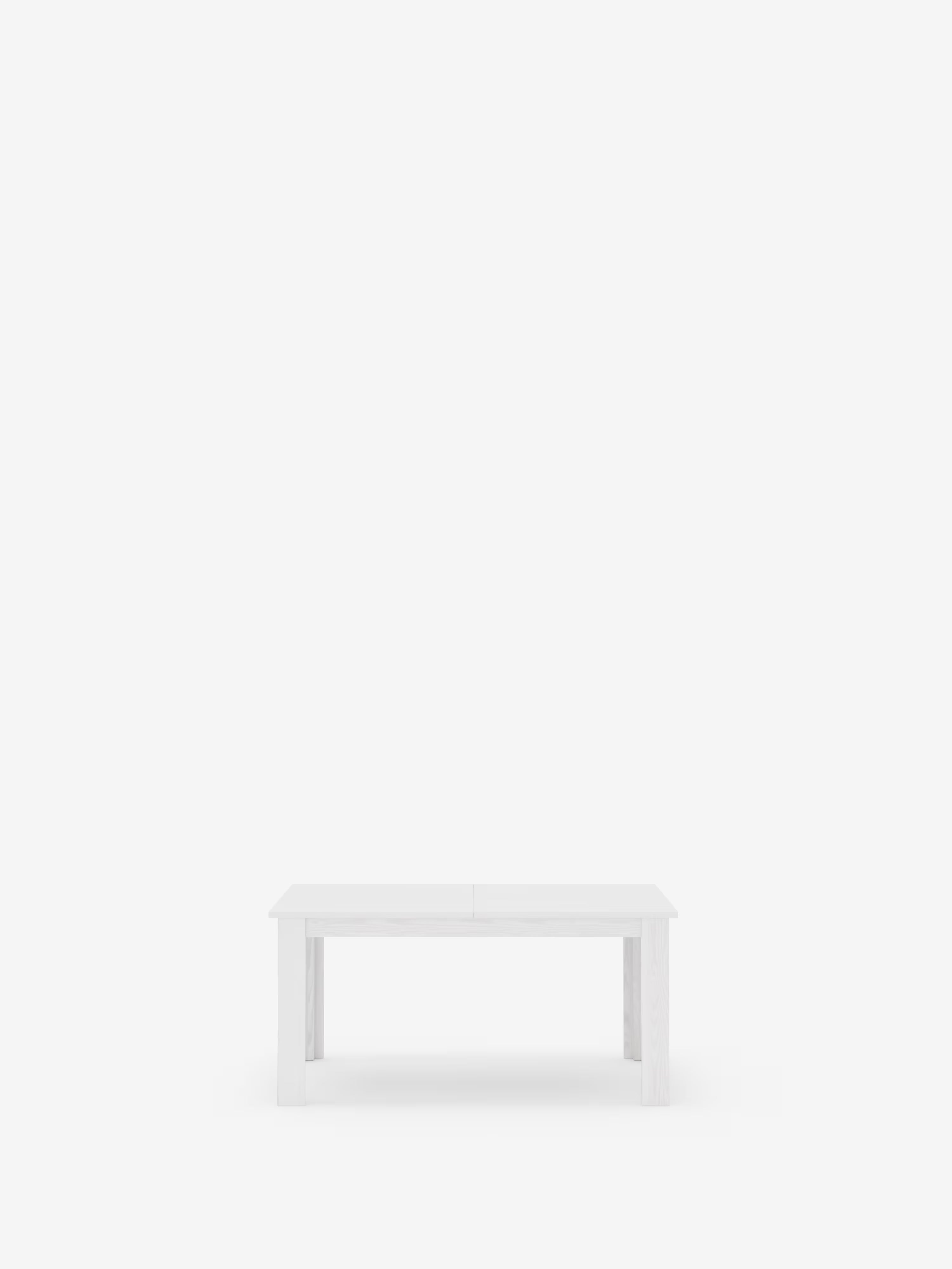 Fabio Tavolo allungabile in melaminico effetto frassino bianco – 160 (320) x 90 cm