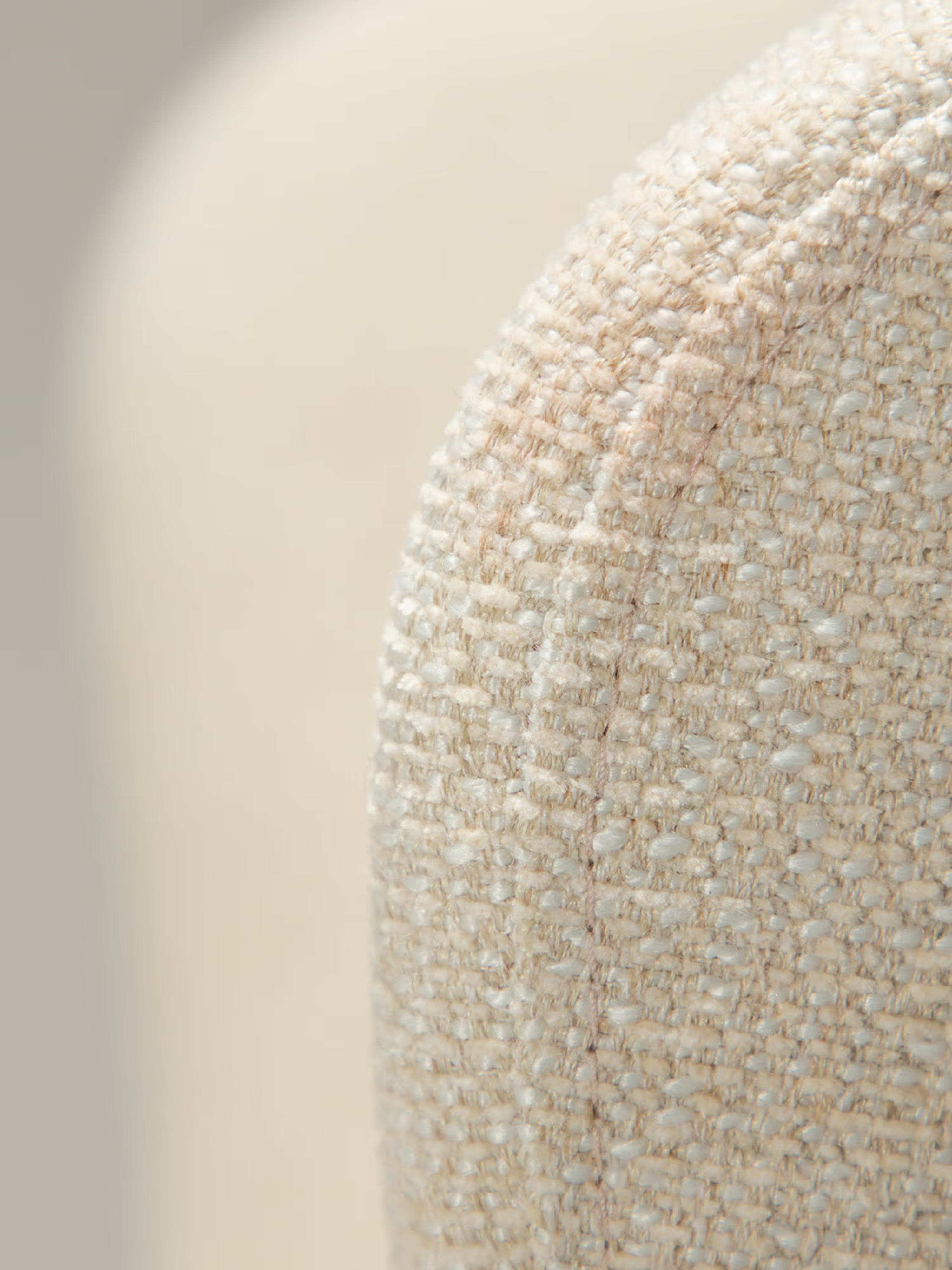 GLAM Chaise pivotante en tissu bouclé avec base en métal - design élégant et minimaliste