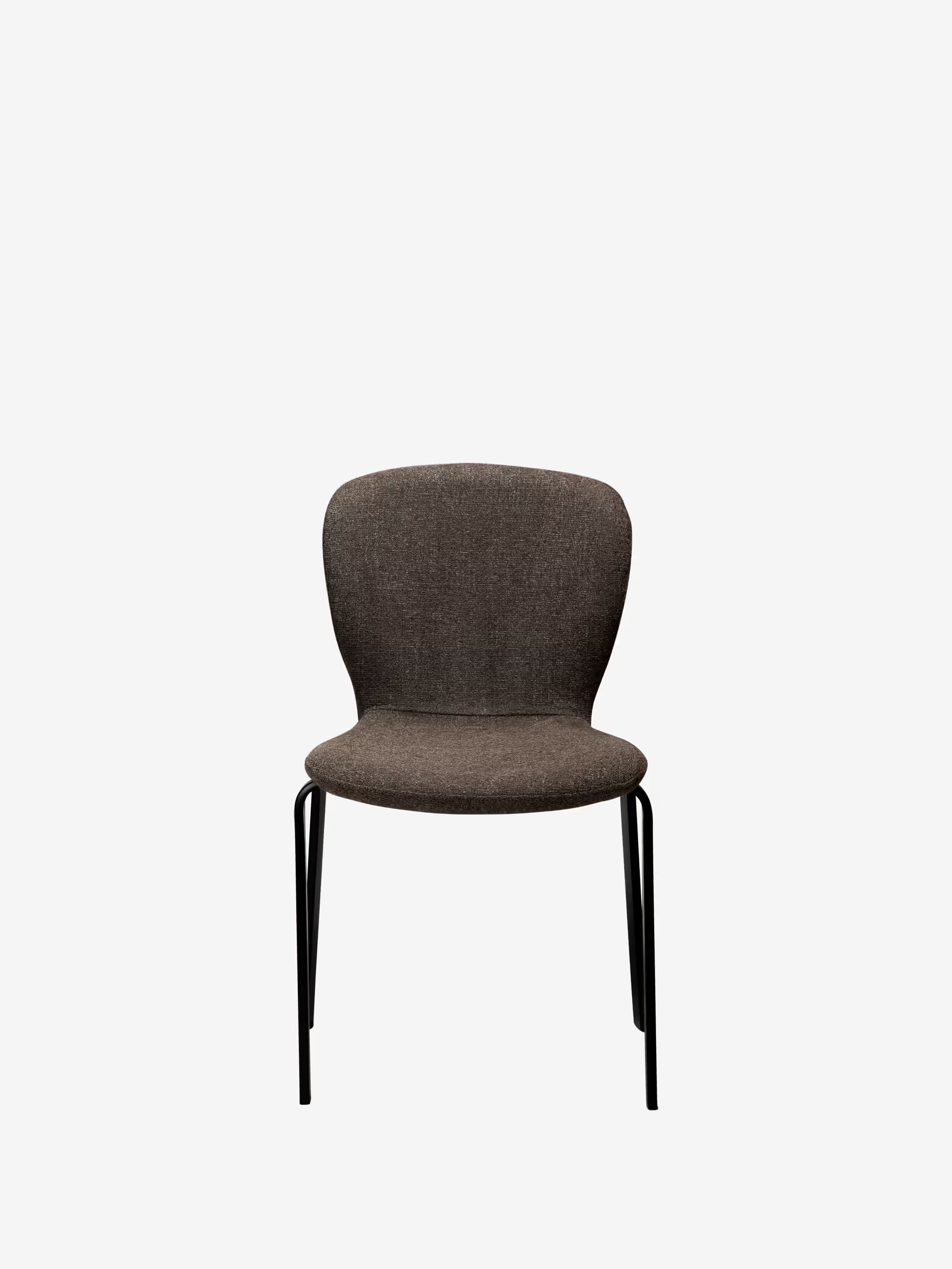 Heap Chaise moderne empilable - rembourrée en bouclé avec structure en métal
