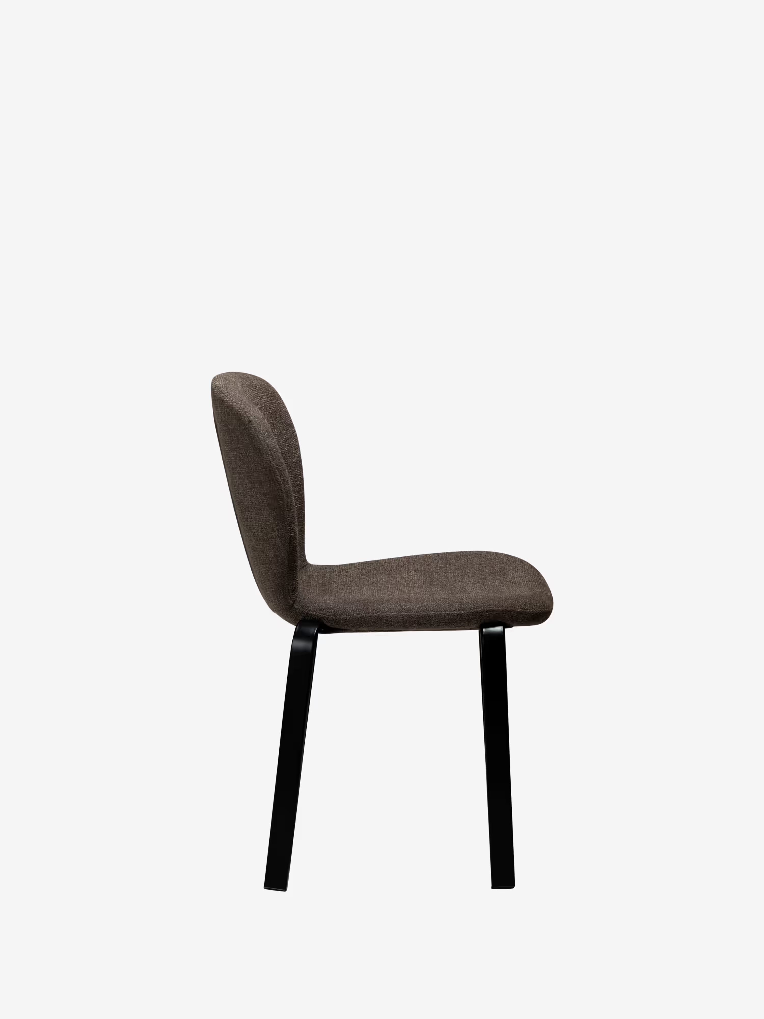 Heap Chaise moderne empilable - rembourrée en bouclé avec structure en métal