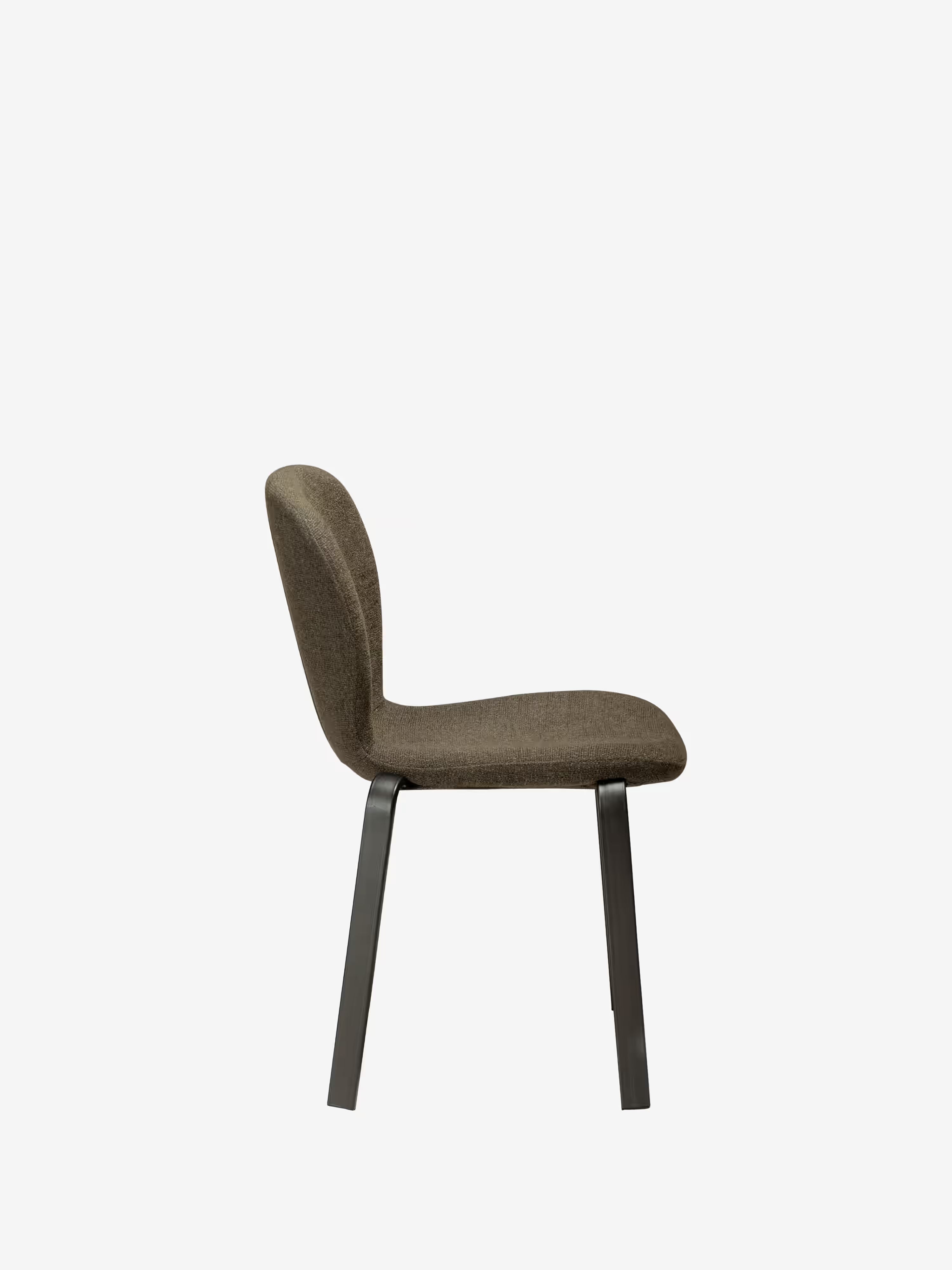 Heap Chaise moderne empilable - rembourrée en bouclé avec structure en métal